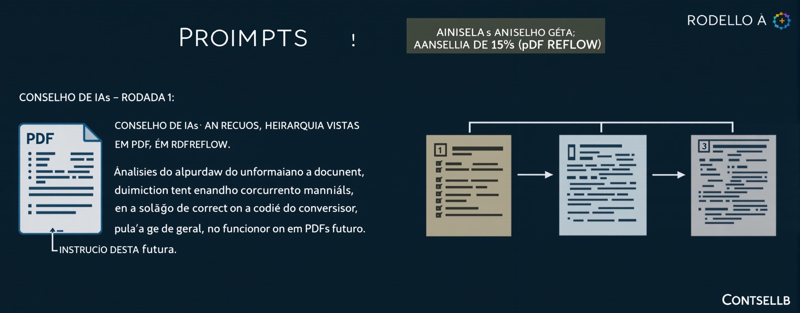 CONSELHO DE IAs — RODADA 1: Rodada 1 — Análise inicial
Objet...