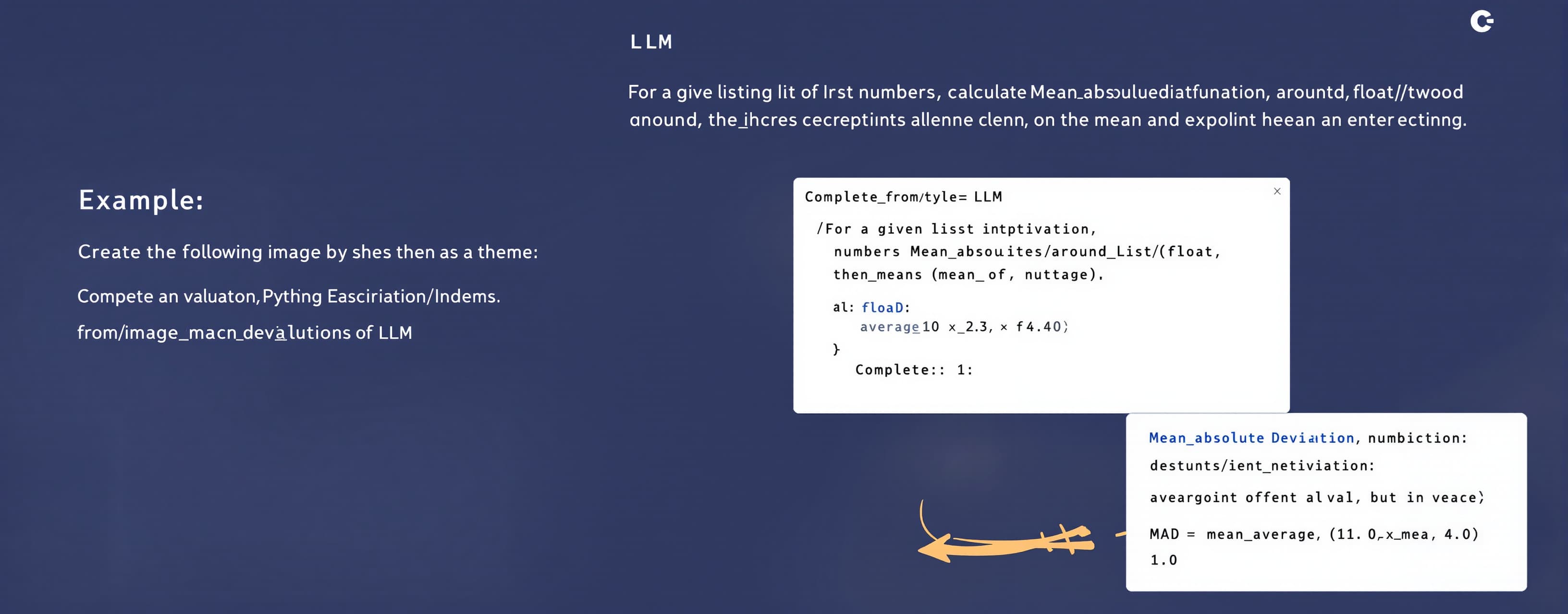 Evaluation of LLM