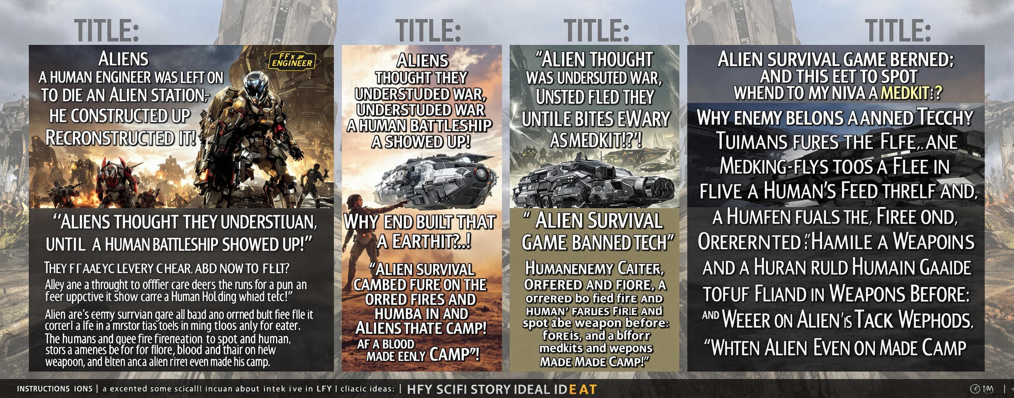 HFY Sci-Fi Story Idea Eval
