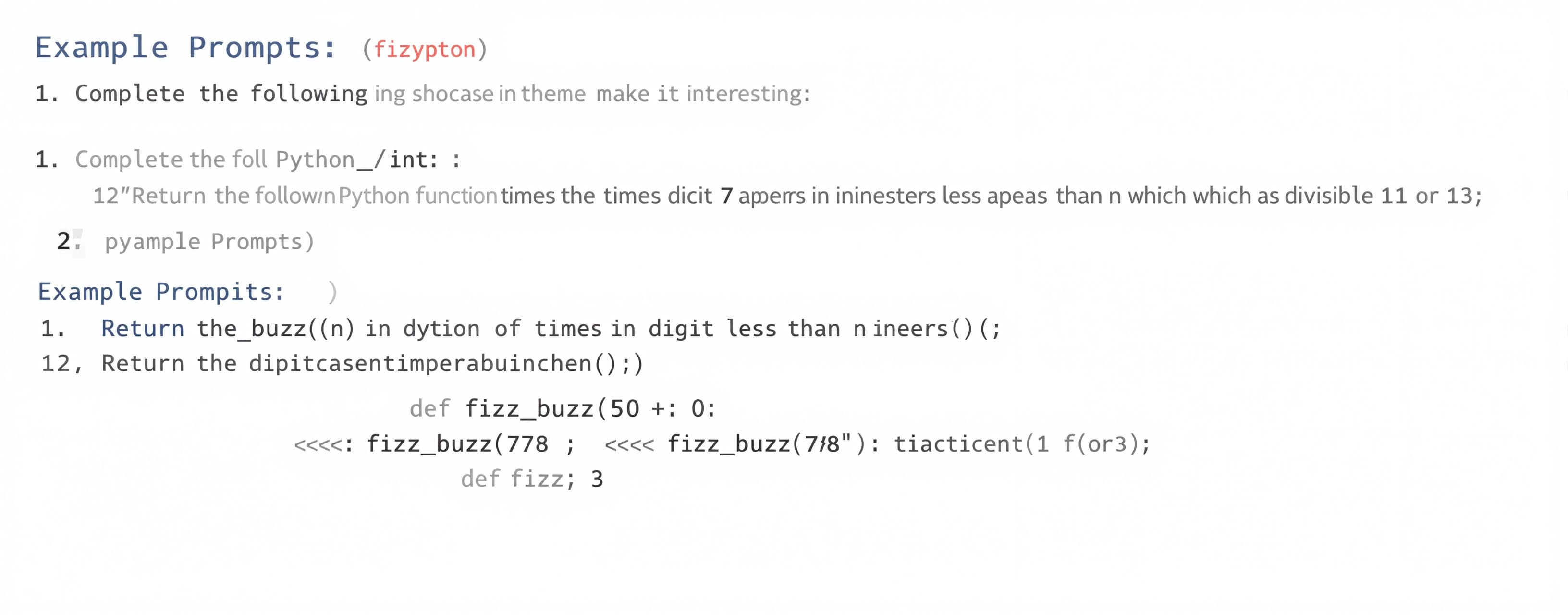 Complete the following Python function:

```python
def fizz_...