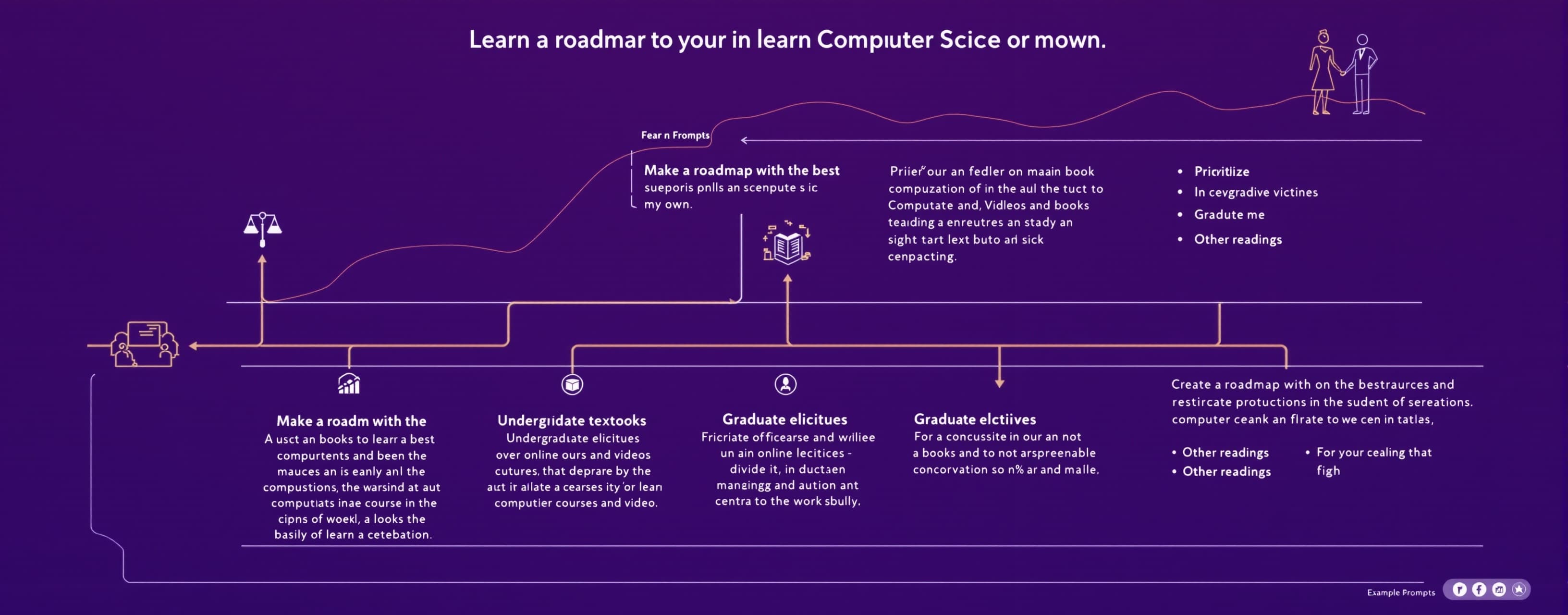 Make a roadmap with the best resources to learn Computer Sci...