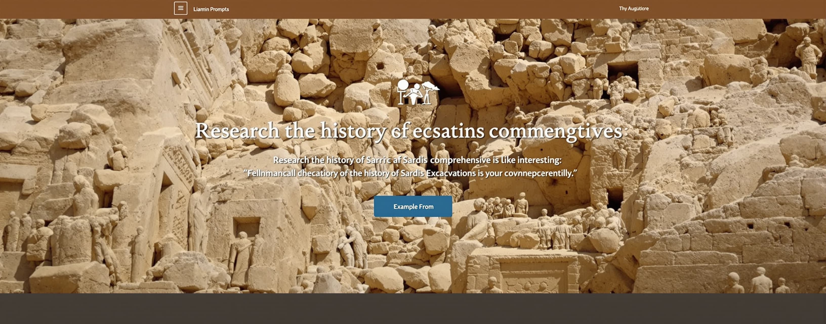Research the history of Sardis excavations comprehensively