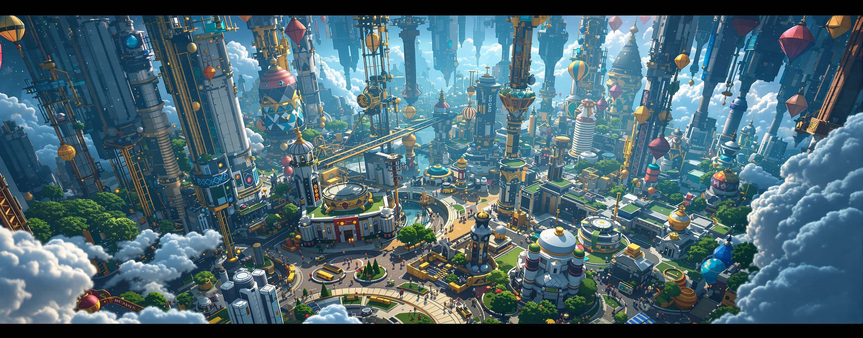 Create a highly detailed, ultra realistic infinite 3D game d...