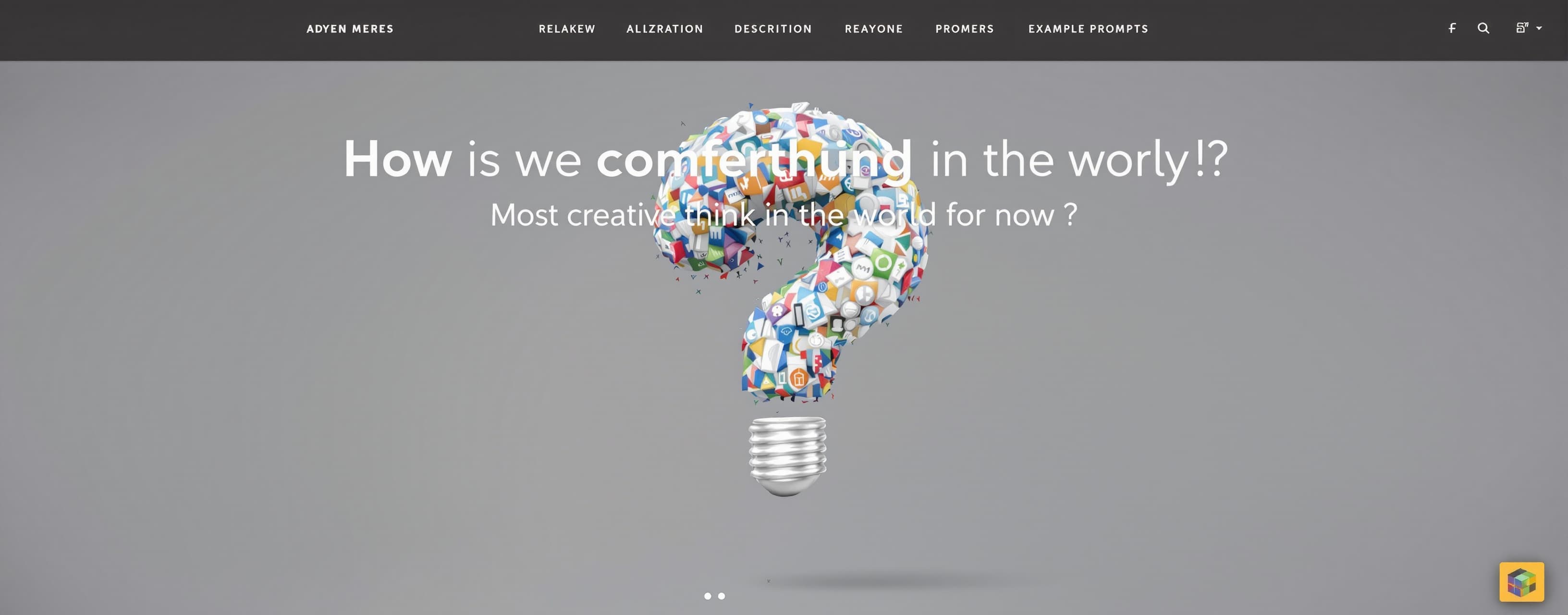 Most creative thing in the world ?