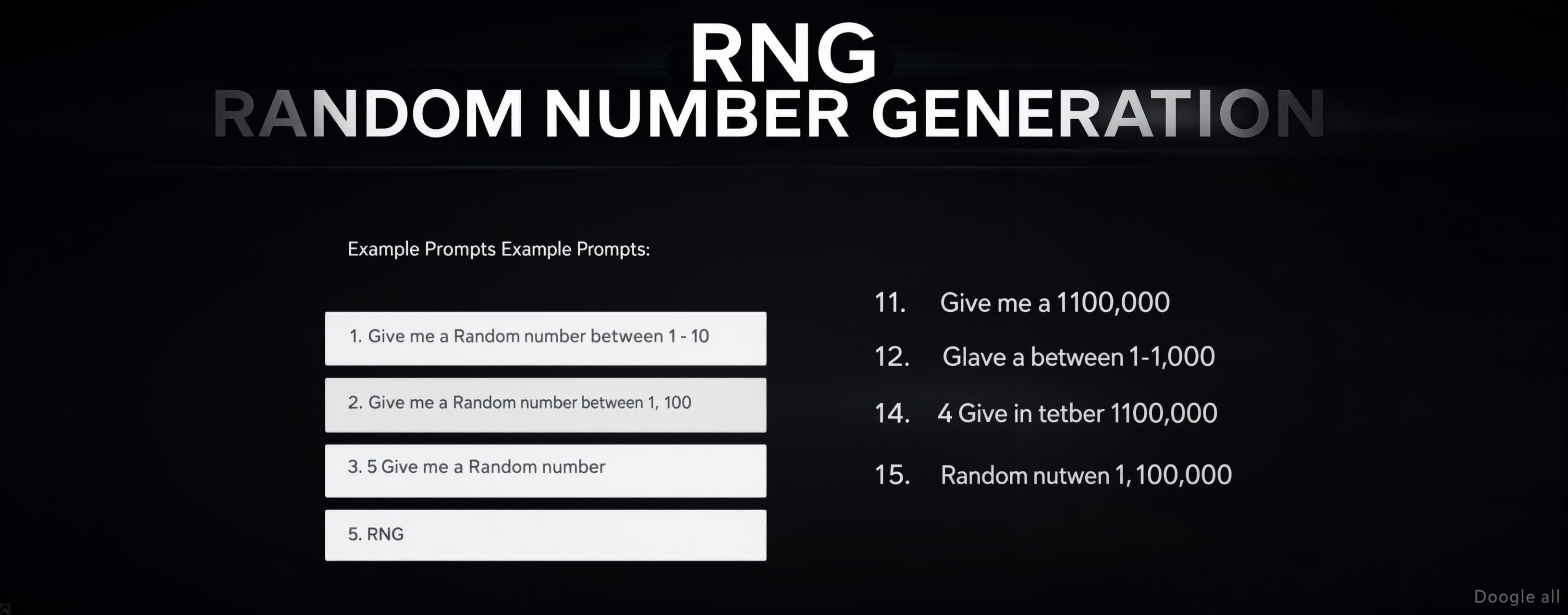 RNG