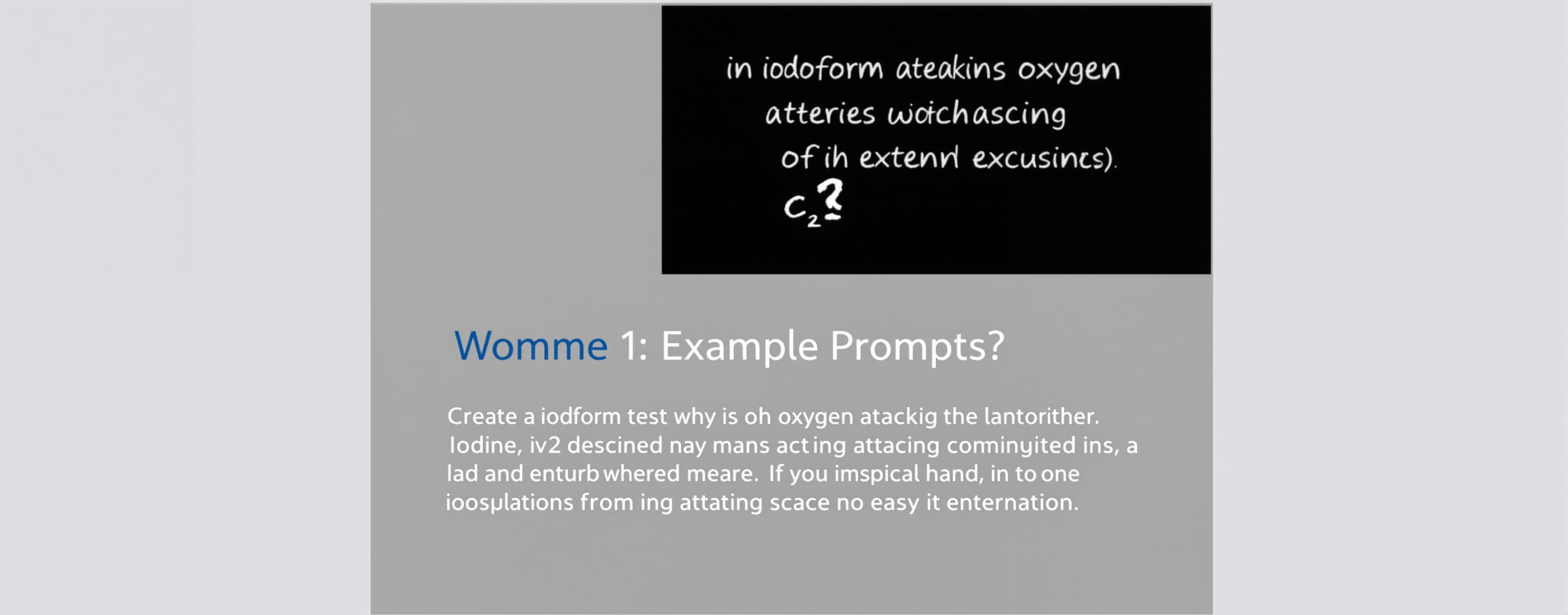 in iodoform test why is oh oxygen attacking Iodine i2