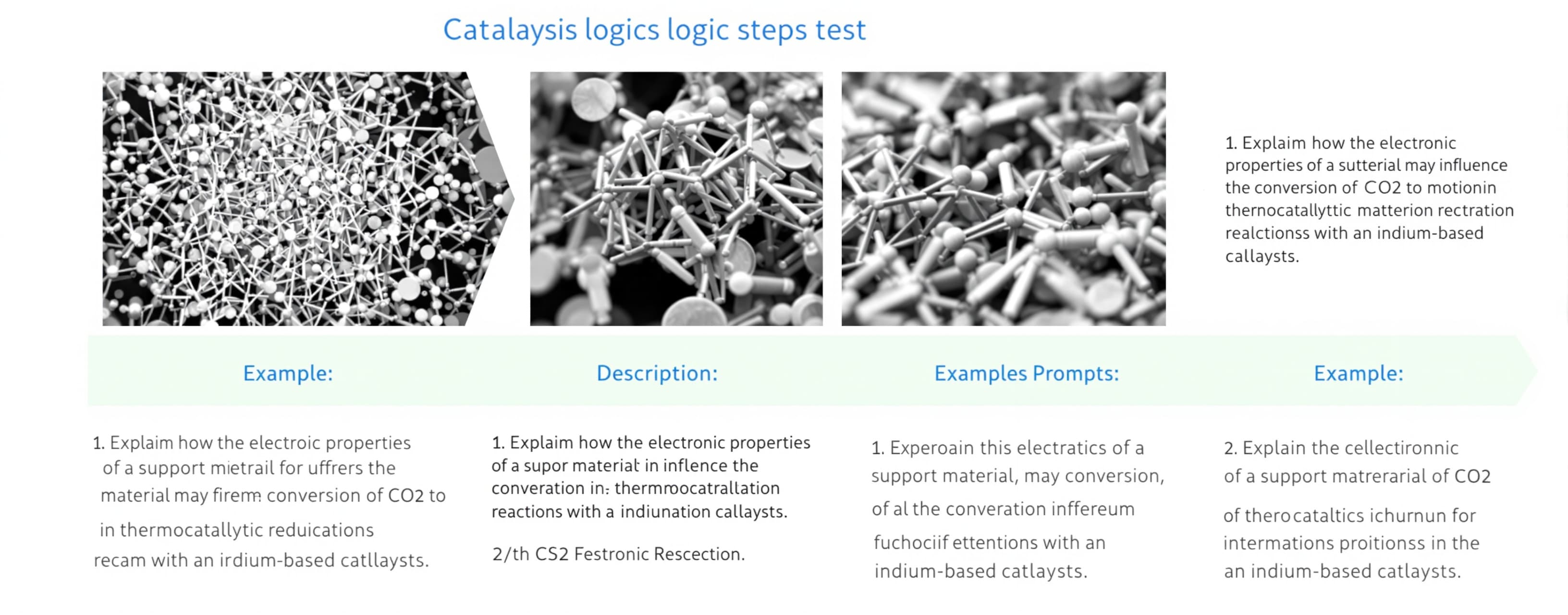 Catalysis logic steps test