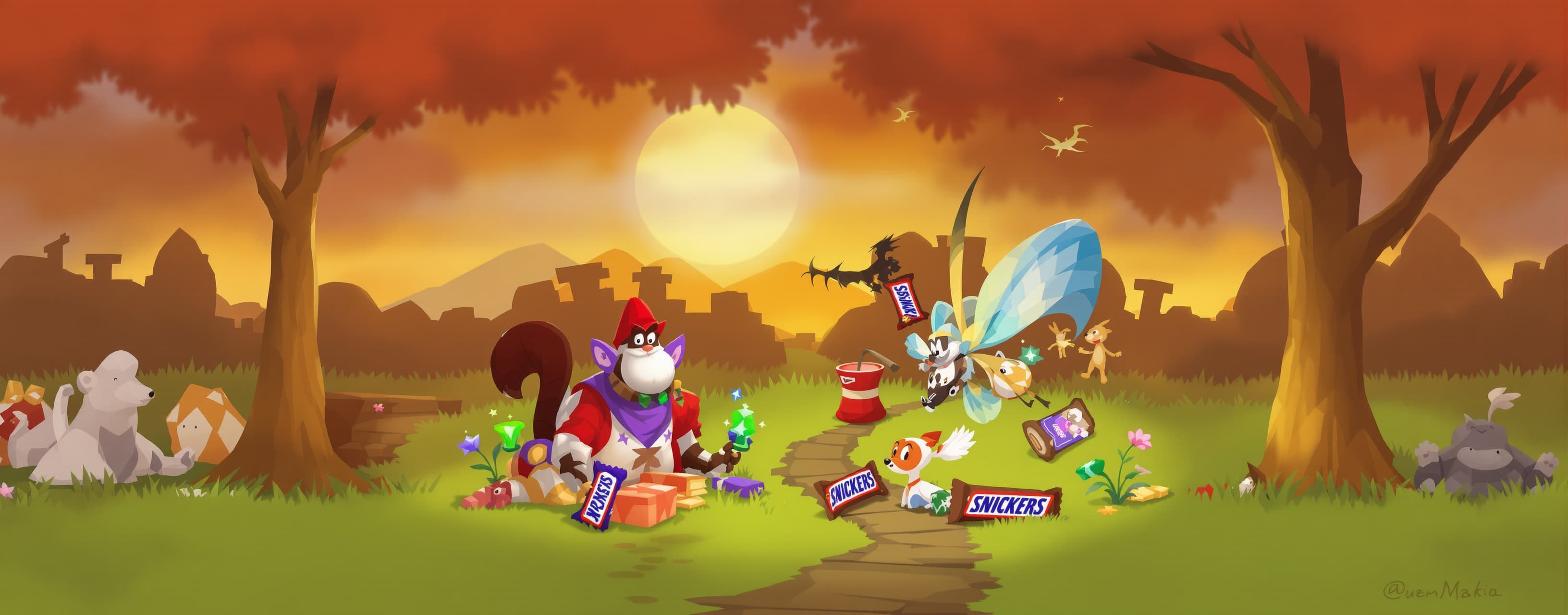 Создай историю игру Snickers Magic 2003 года  сами все фанта...