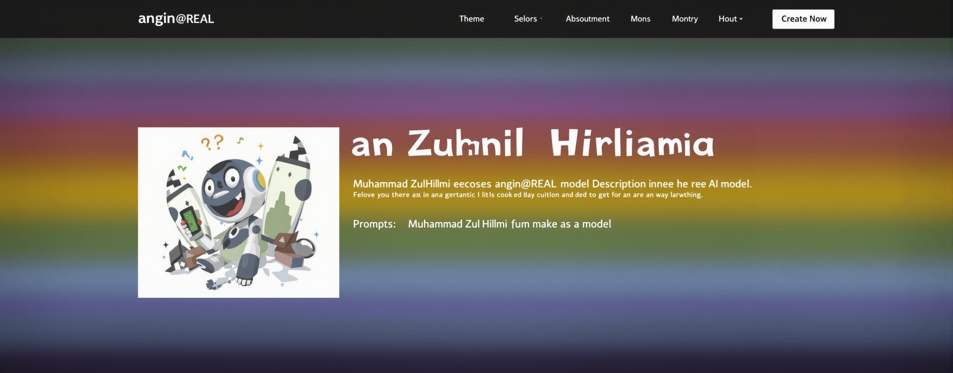Muhammad ZulHilmi echoes angin@REAL here Ai model