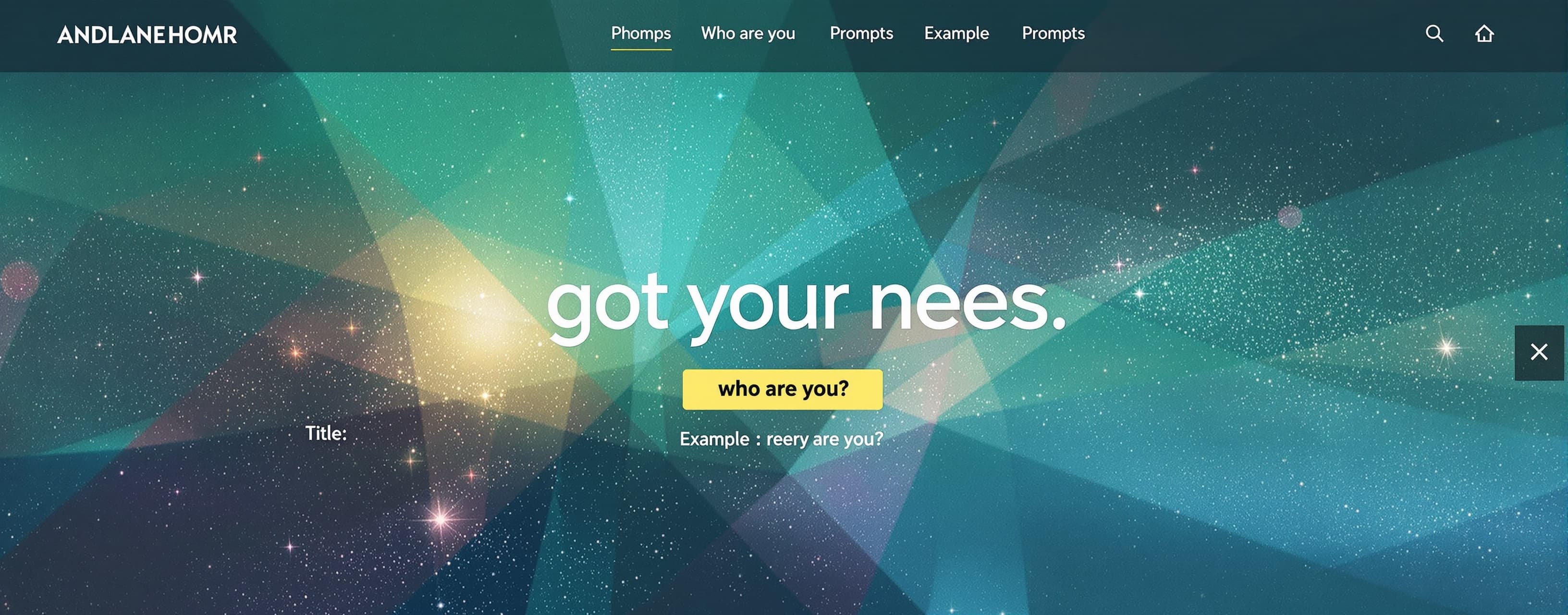 who are you?