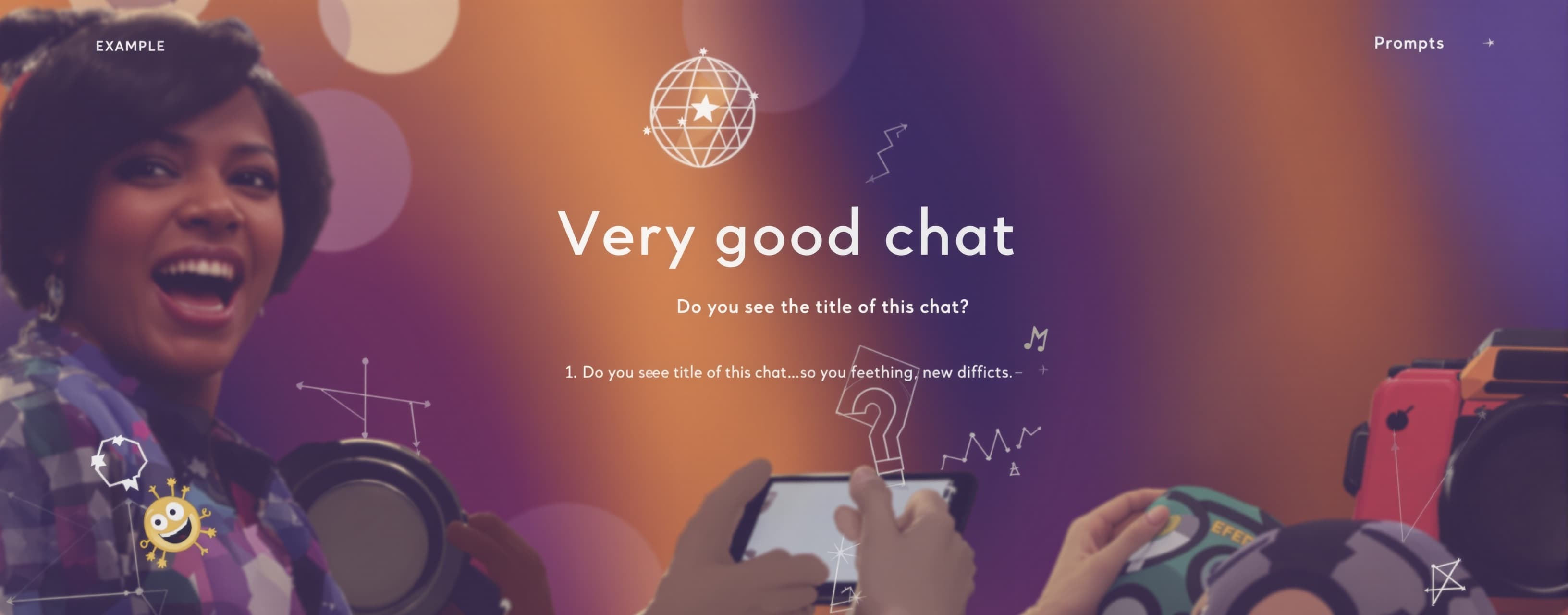 Very good chat,