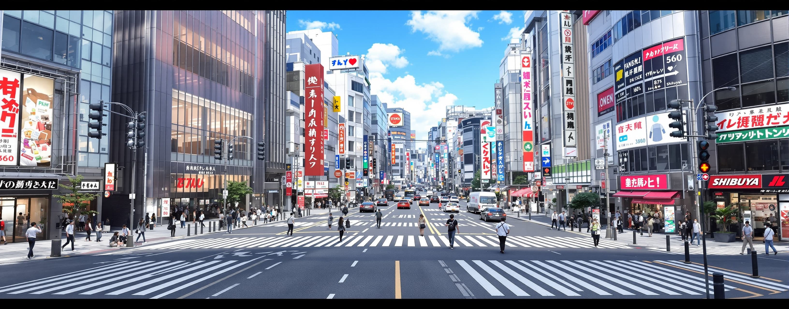 Create a ultra realistic 360 game environment of the Japan's...