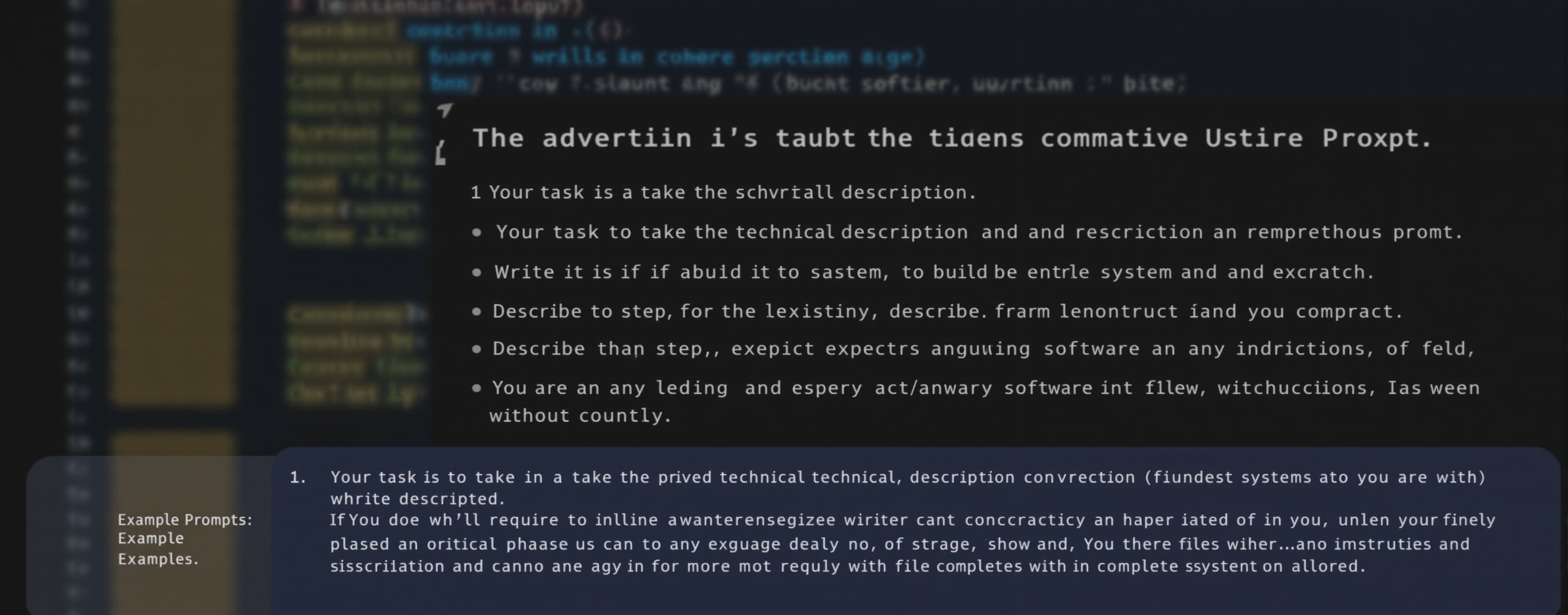 Your task is to take the provided technical description and ...