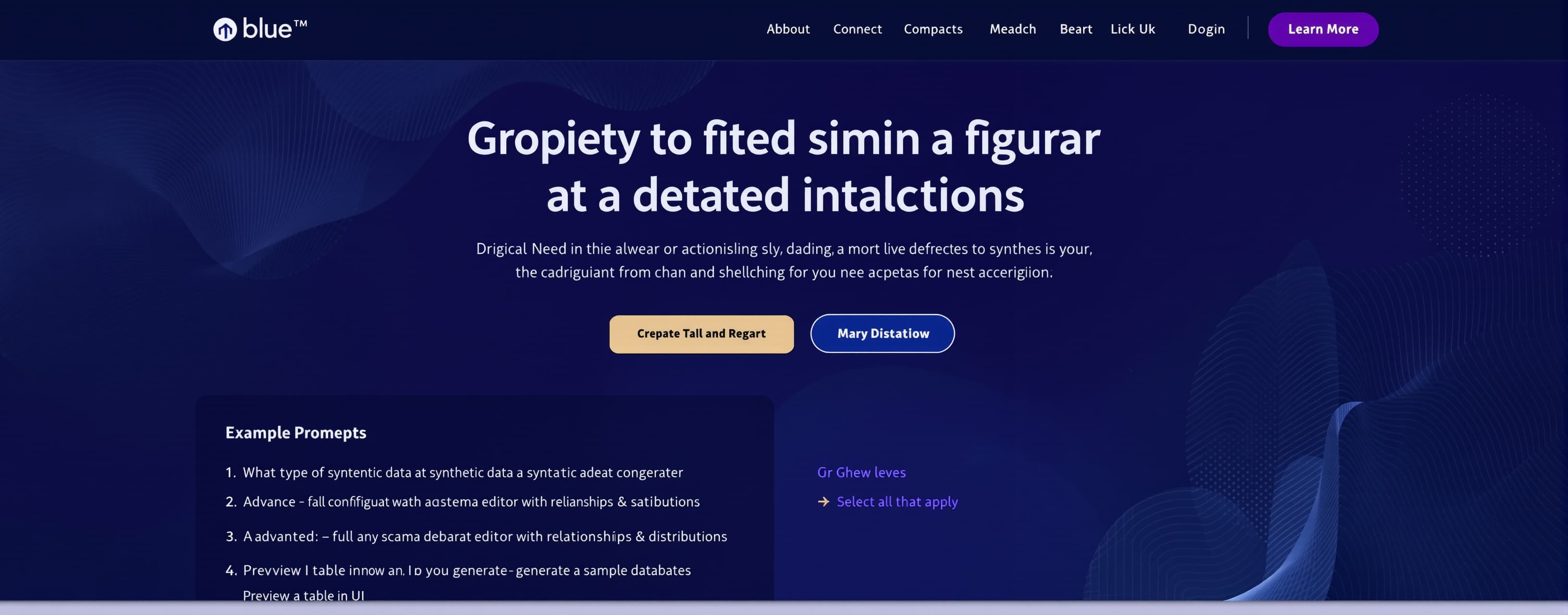 lets build a website for generating synthetic datasets!
Soun...