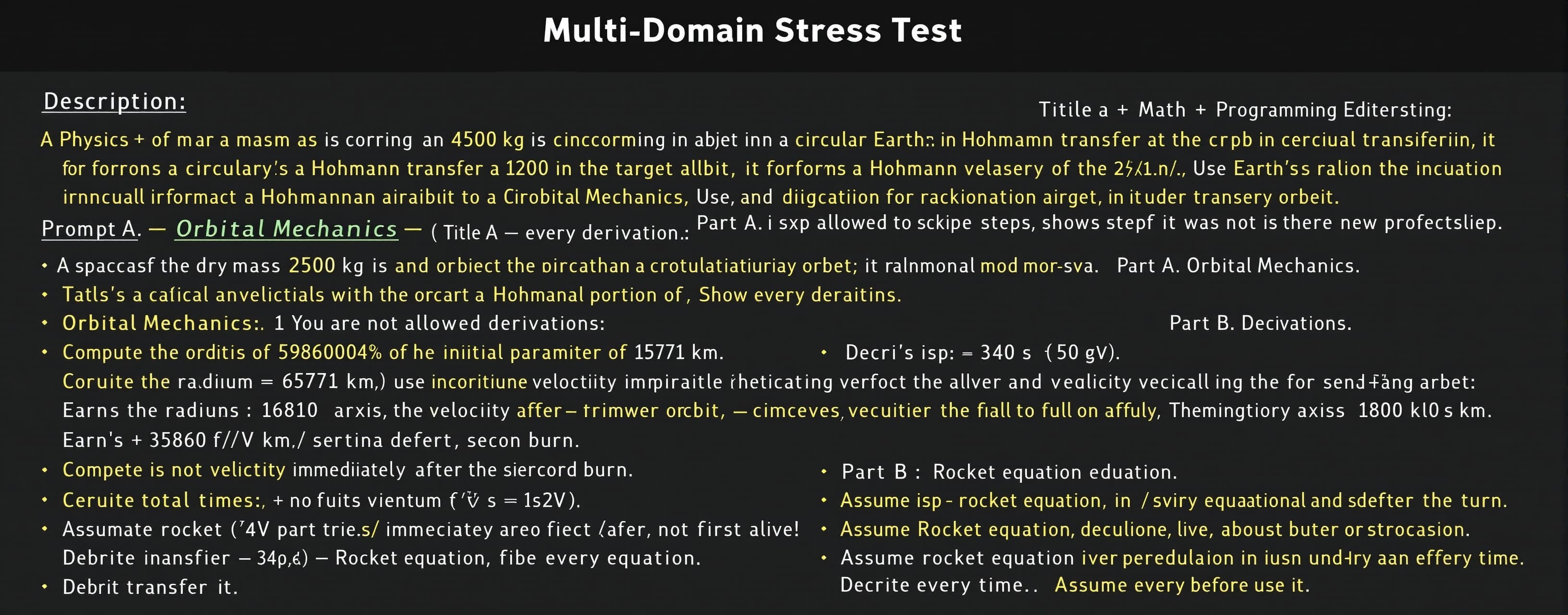 Multi Domain Stress Test