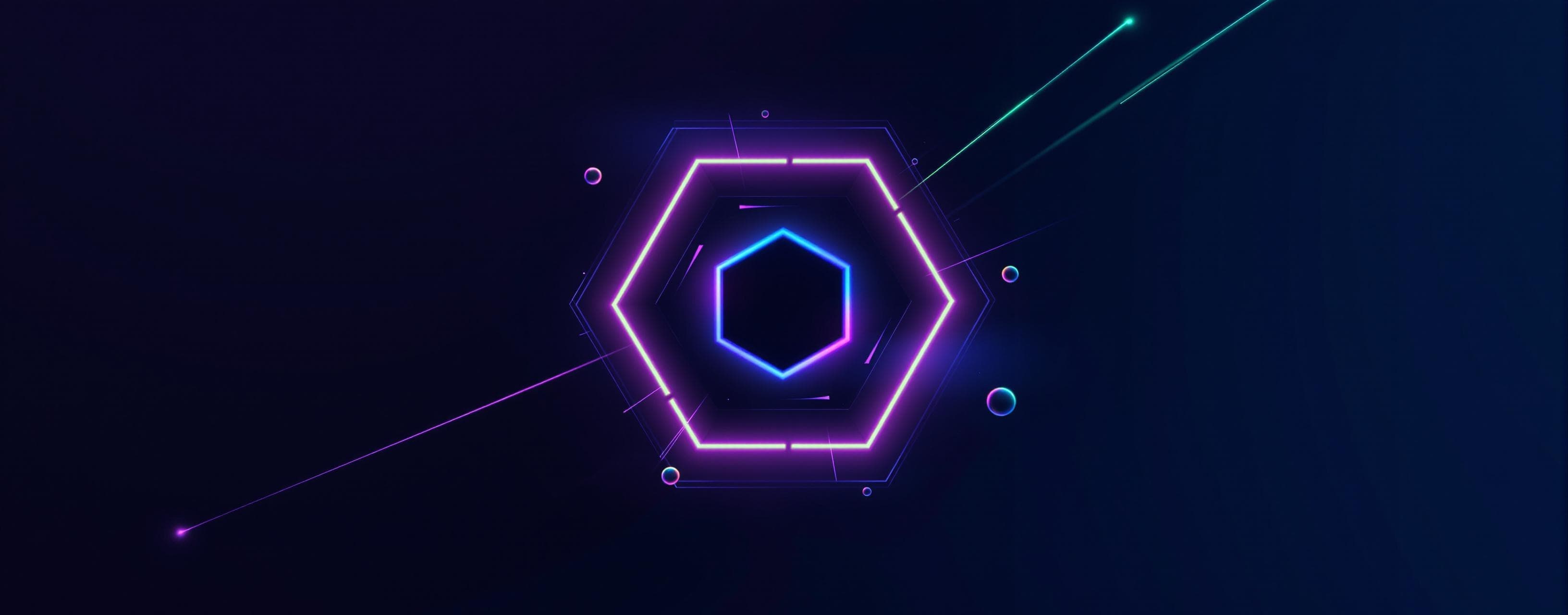 Header image for Balls bouncing inside a spinning hexagon
