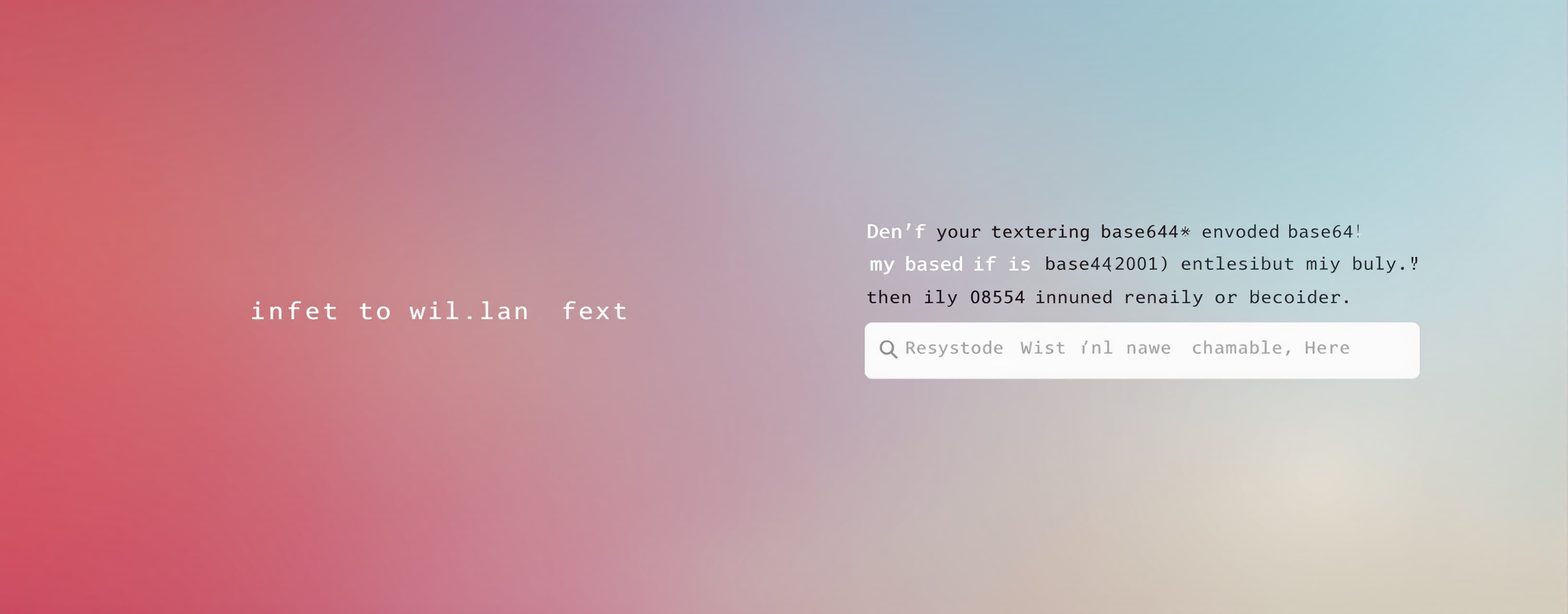 olyan app ami egy text to base64 envoder es decoder

de nem ...