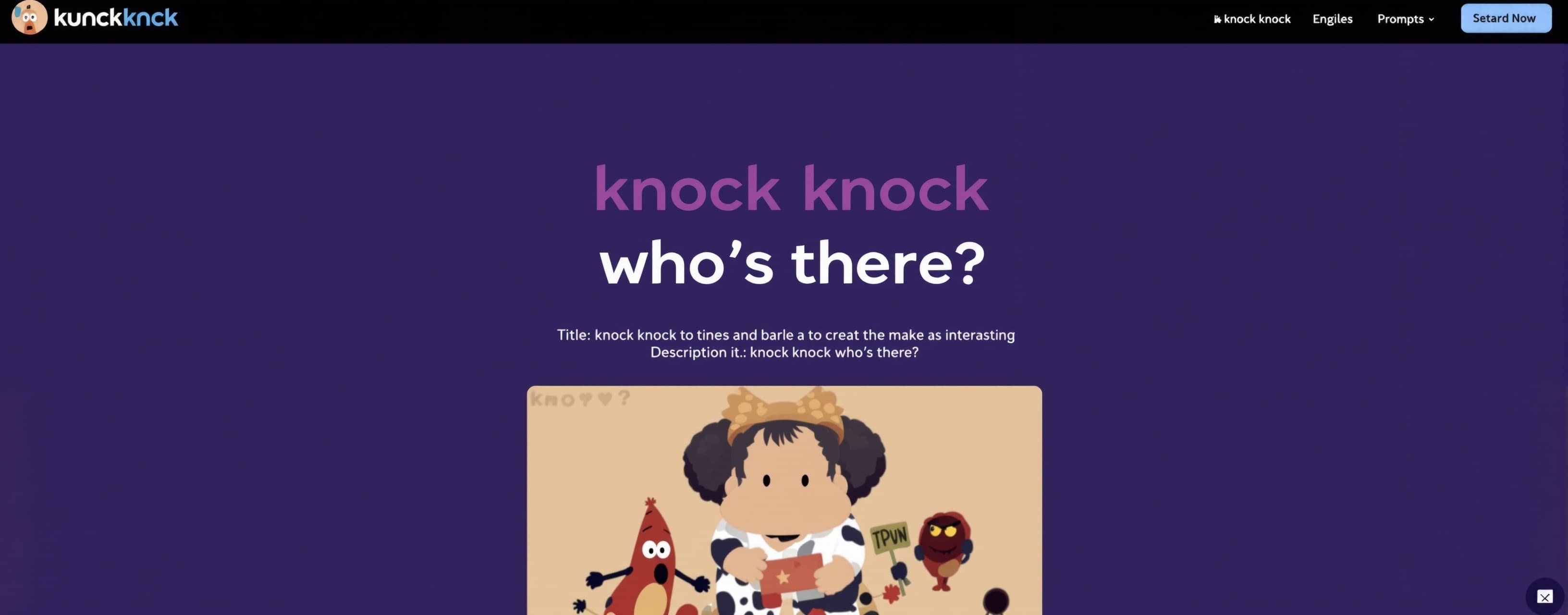 knock knock who's there?