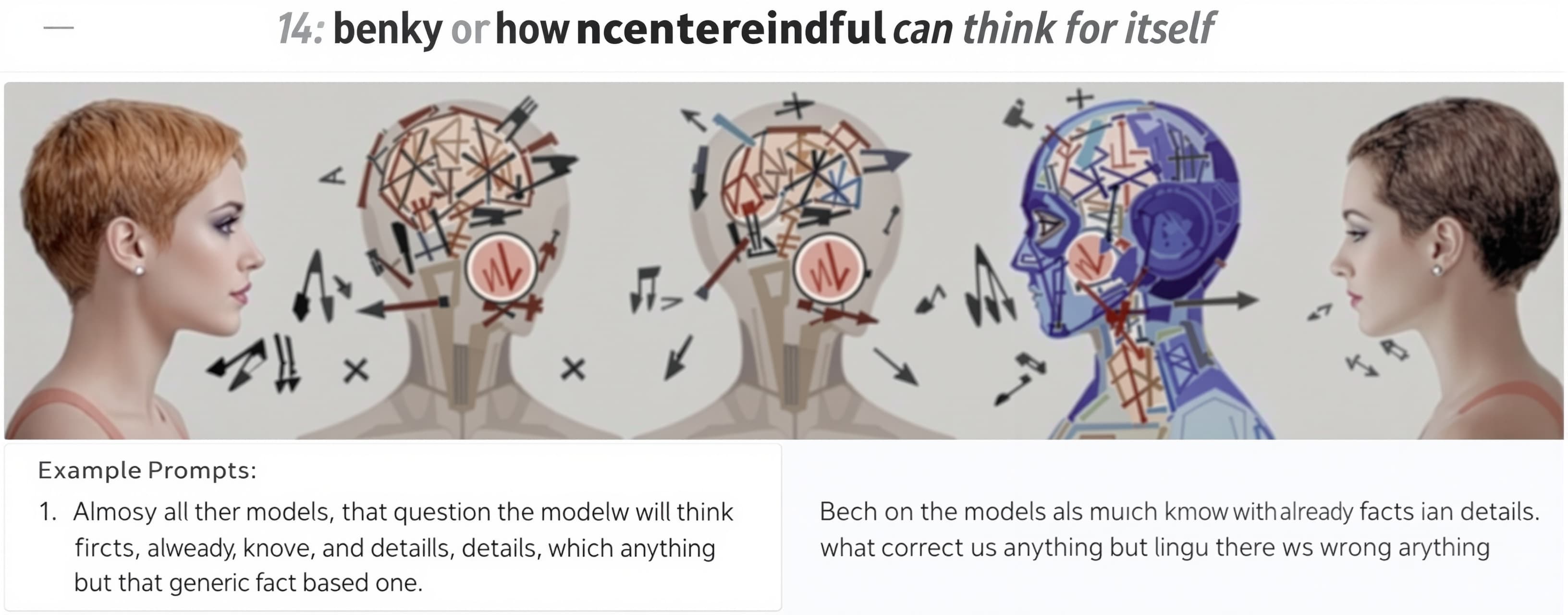 Bench on how much model can think for itself.