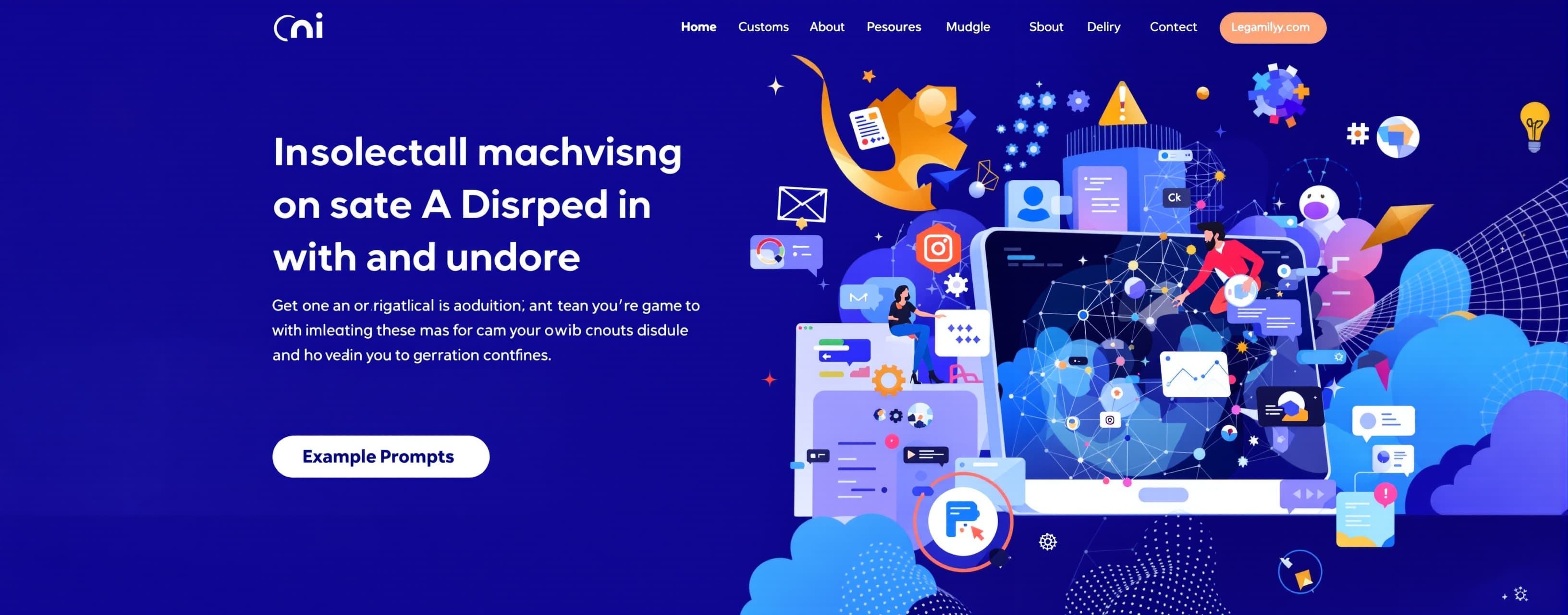 Create a website for ai freelancing and job hunting website