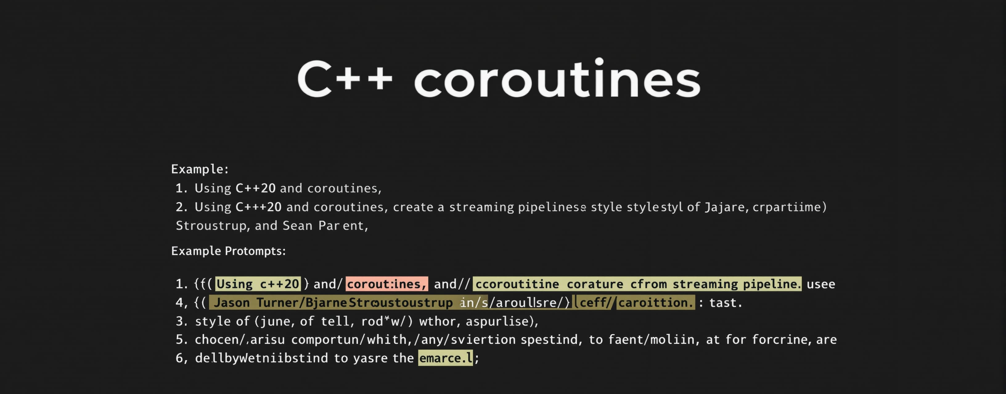 C++ coroutines
