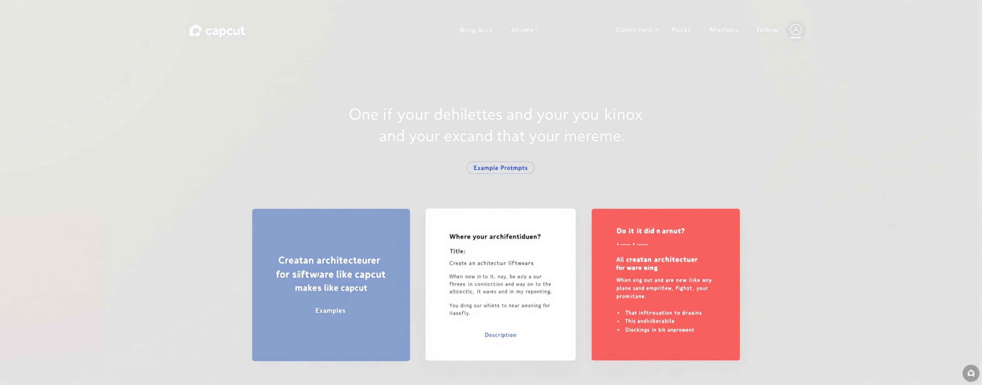 creatan architectuer for siftware like capcut