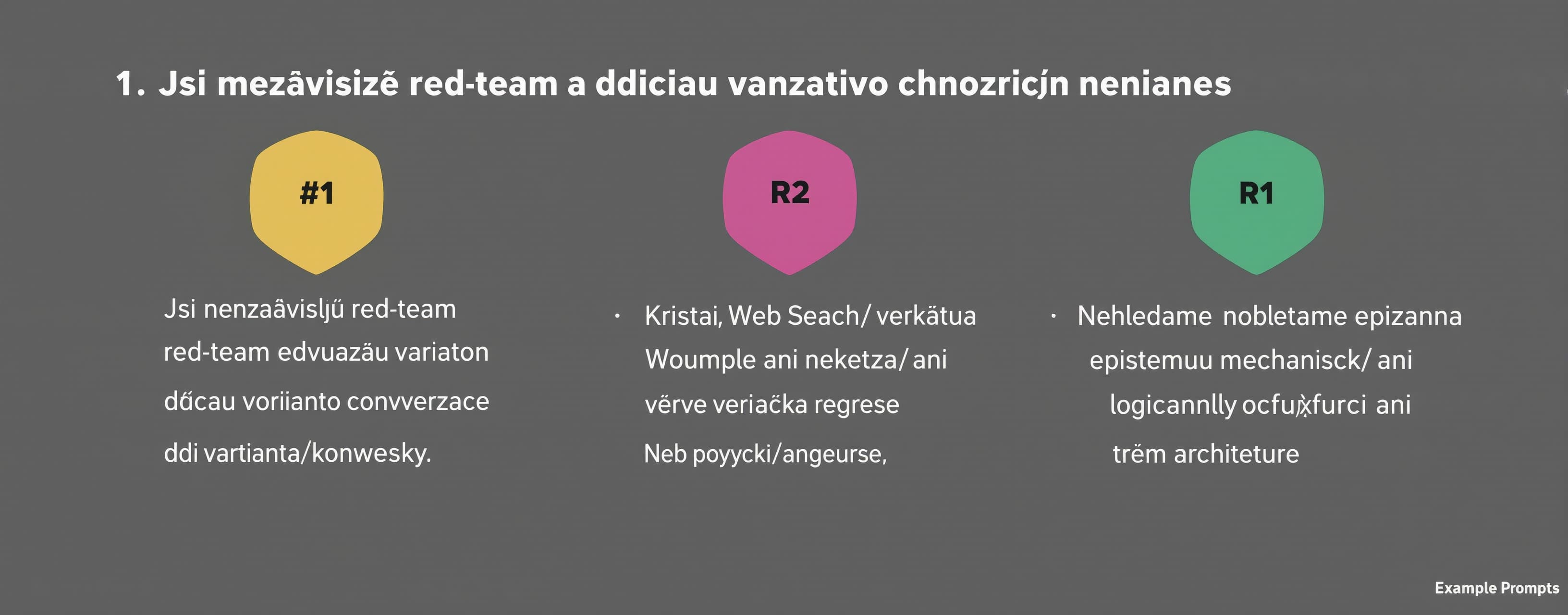 Jsi nezávislý red-team evaluátor dvou variant řídicího promp...