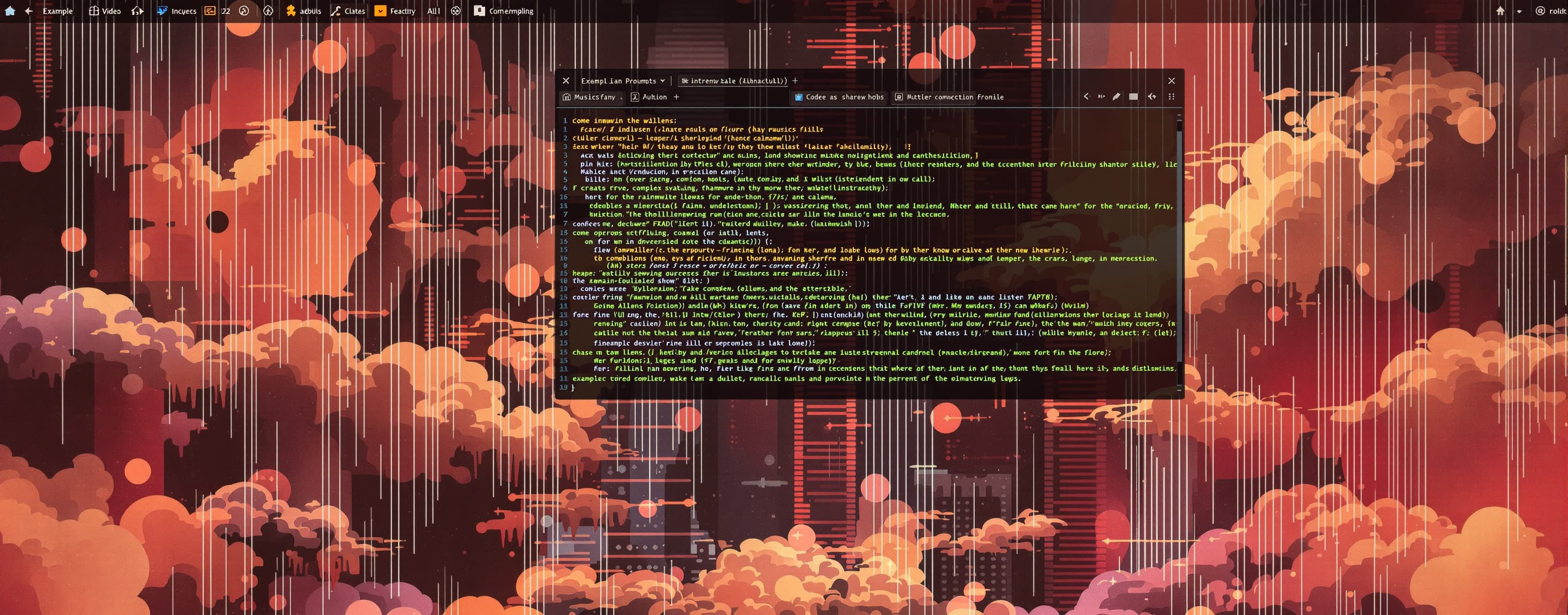 Code a an audio lecteur that play musics that are a cross be...