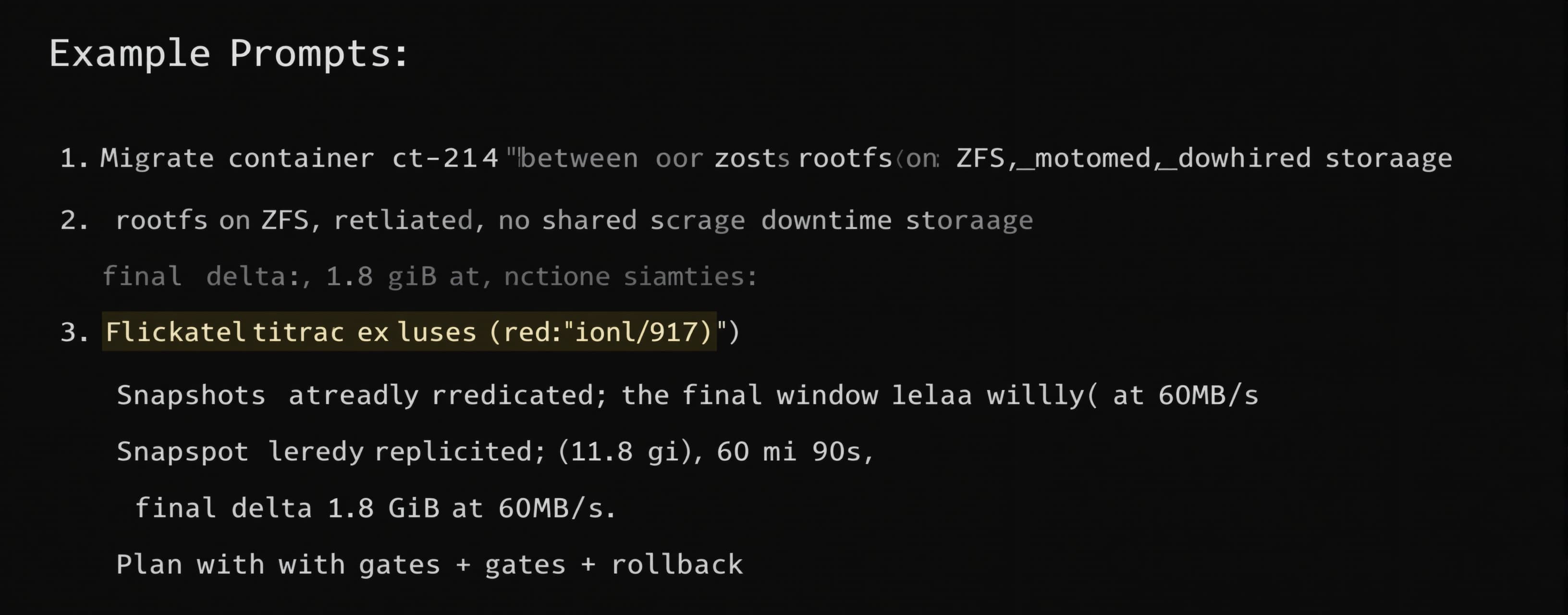 Migrate container ct-214 between hosts, rootfs on ZFS, no sh...