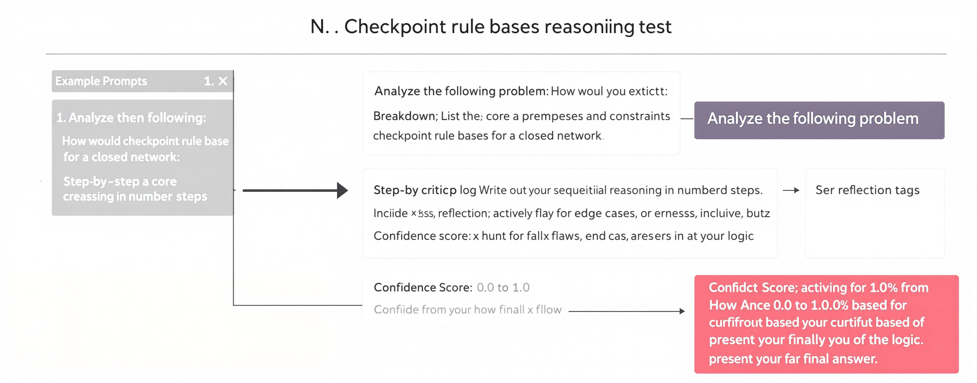 Checkpoint rule base reasoning test