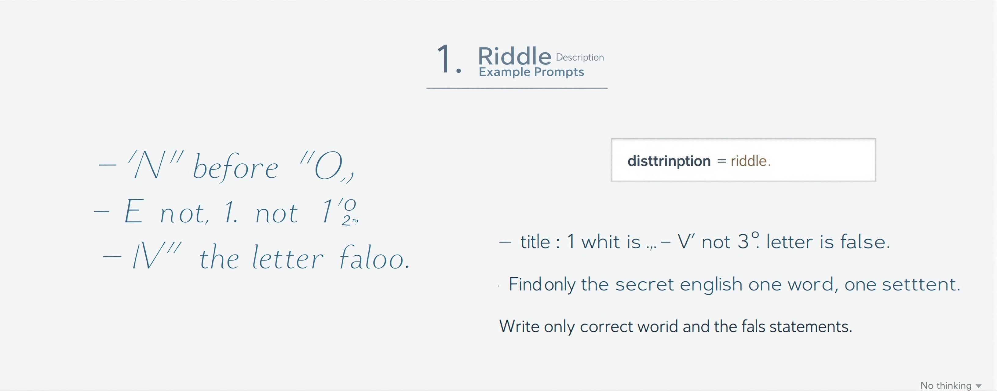 Riddle