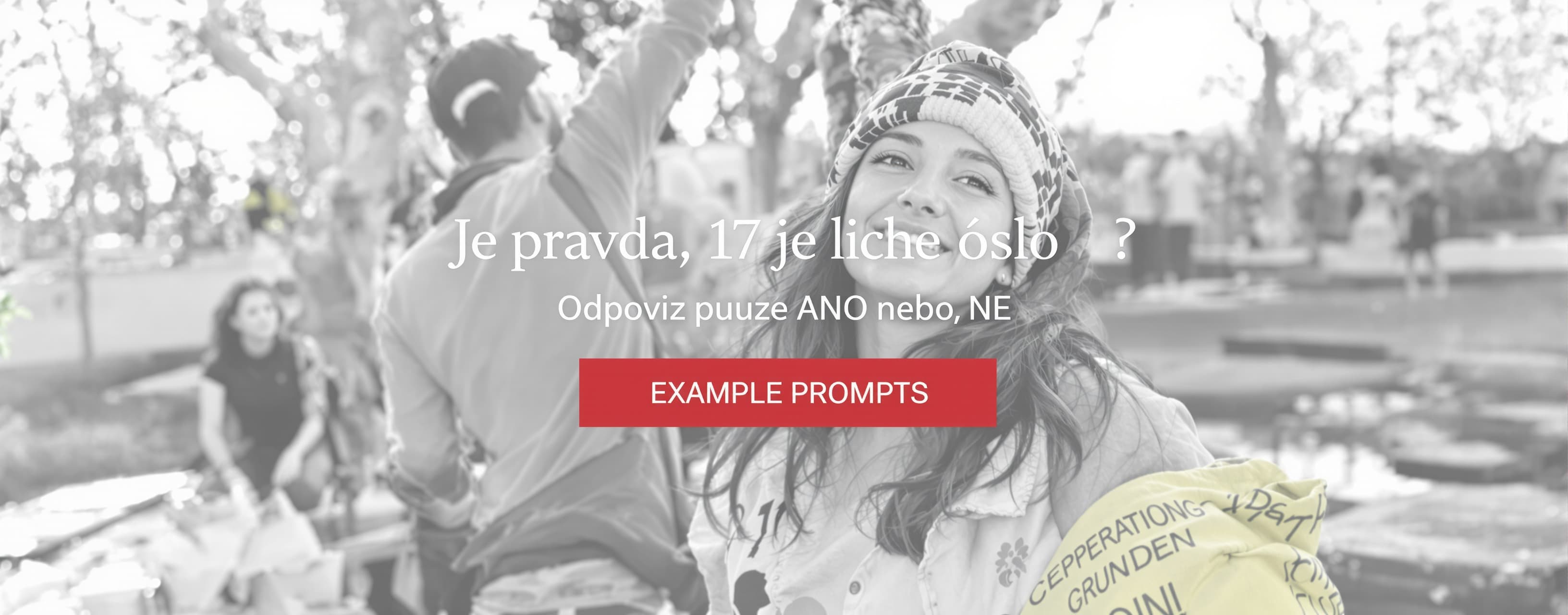 Je pravda, že 17 je liché číslo? Odpověz pouze ANO nebo NE.