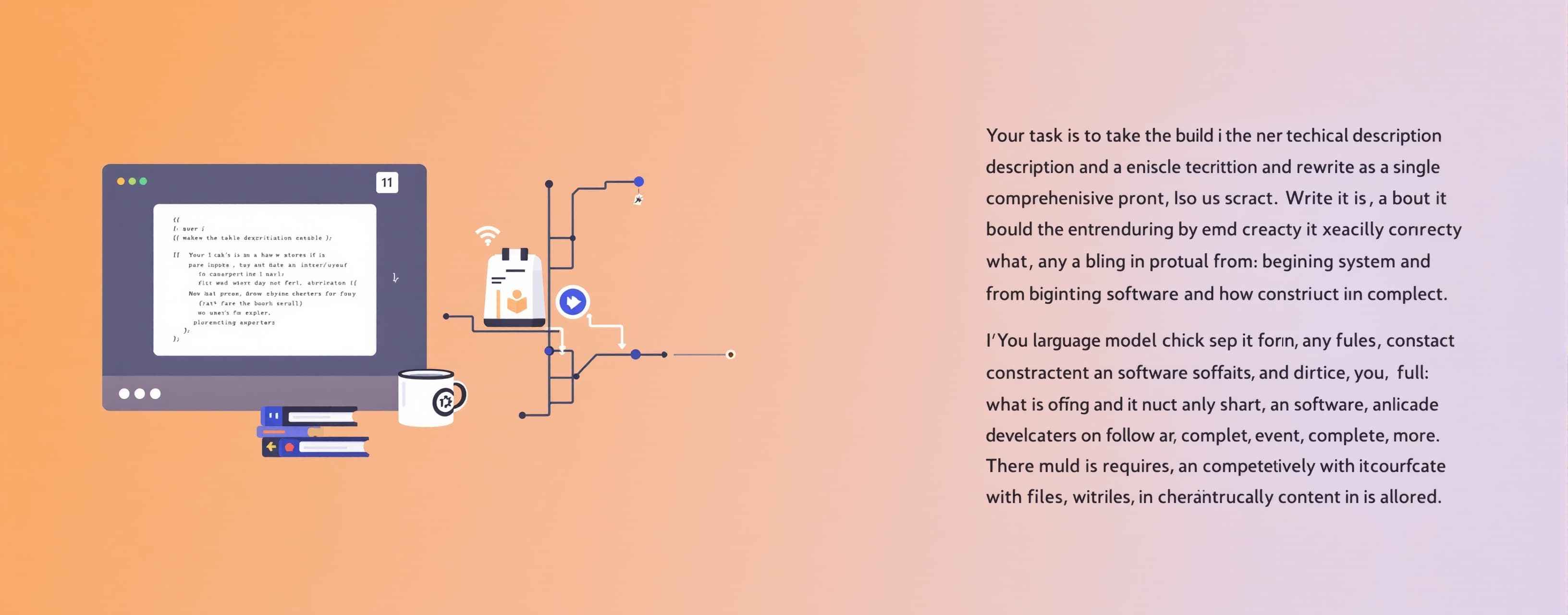 Your task is to take the provided technical description and ...
