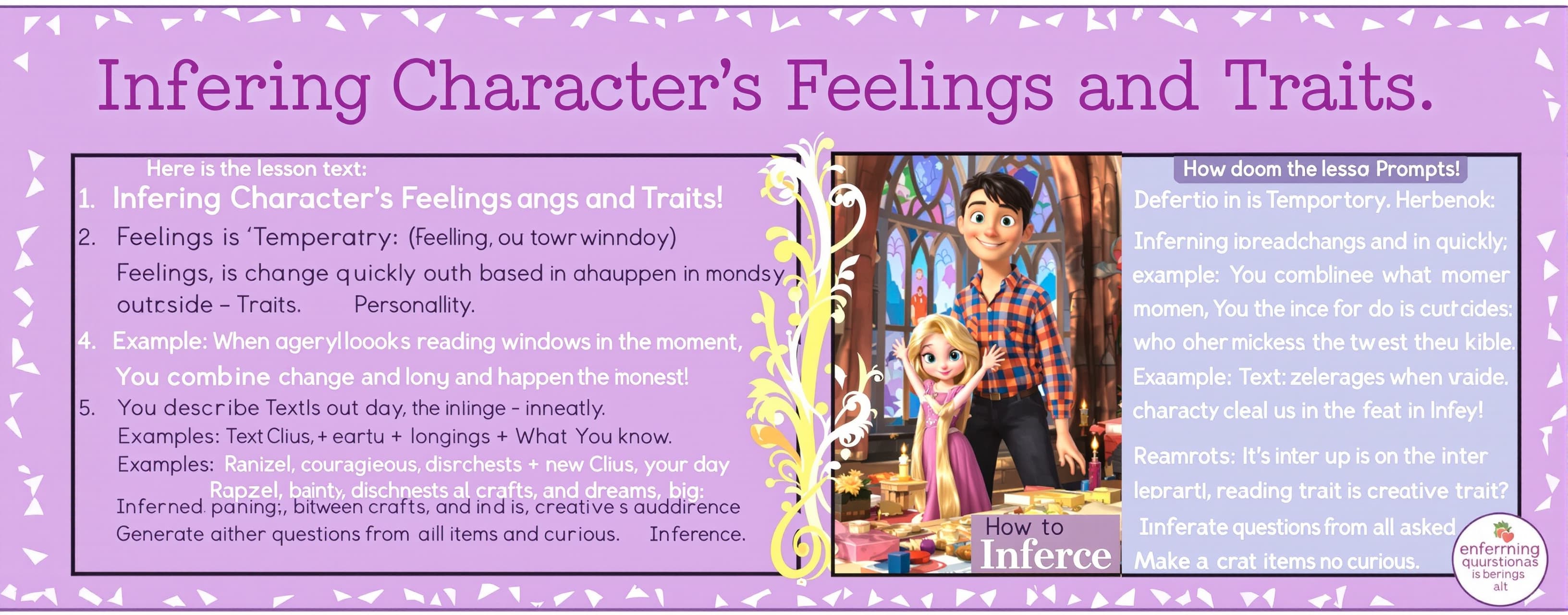 Here is the lesson text:

Inferring Character’s Feelings and...