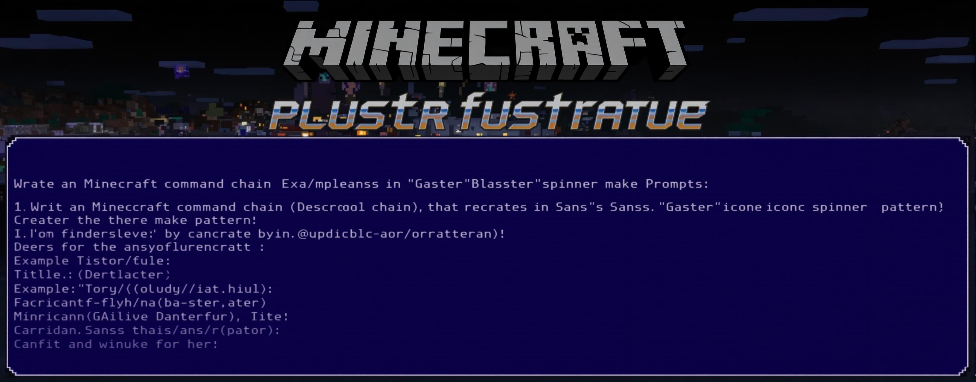 MinecraftBench