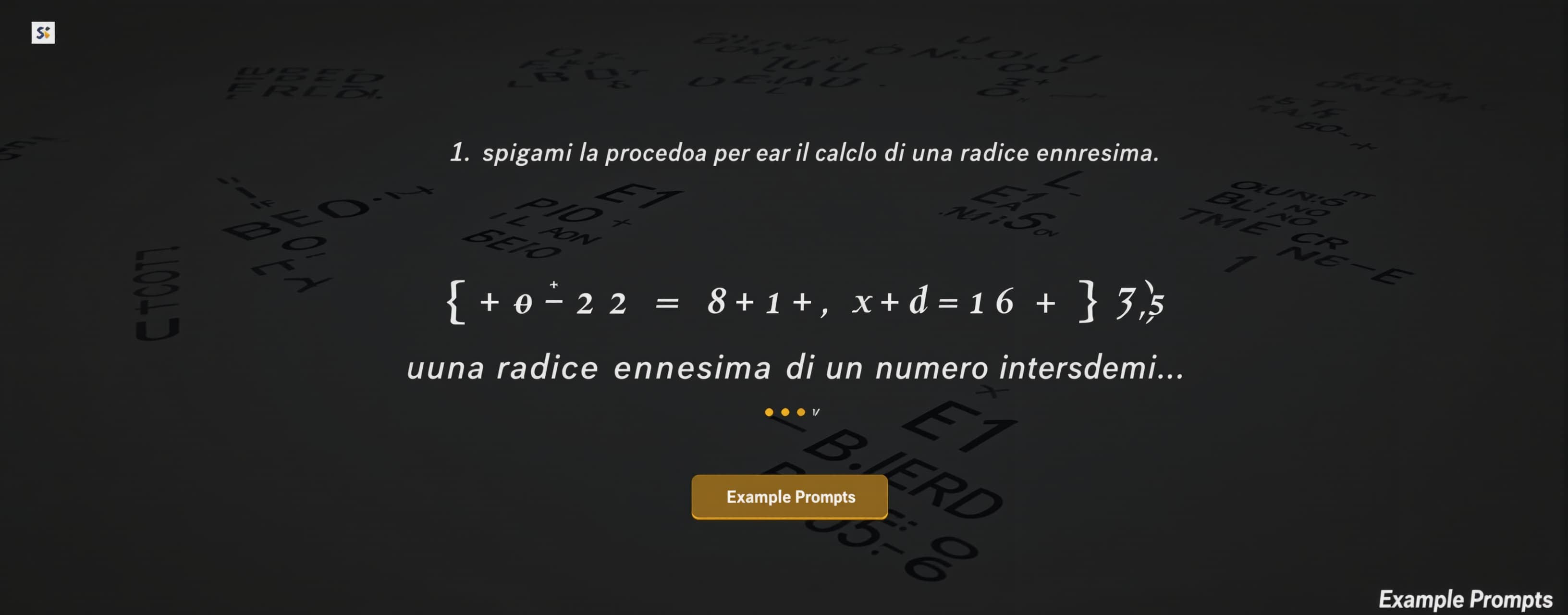 spiegami la procedura per il calcolo di una radice ennesima ...