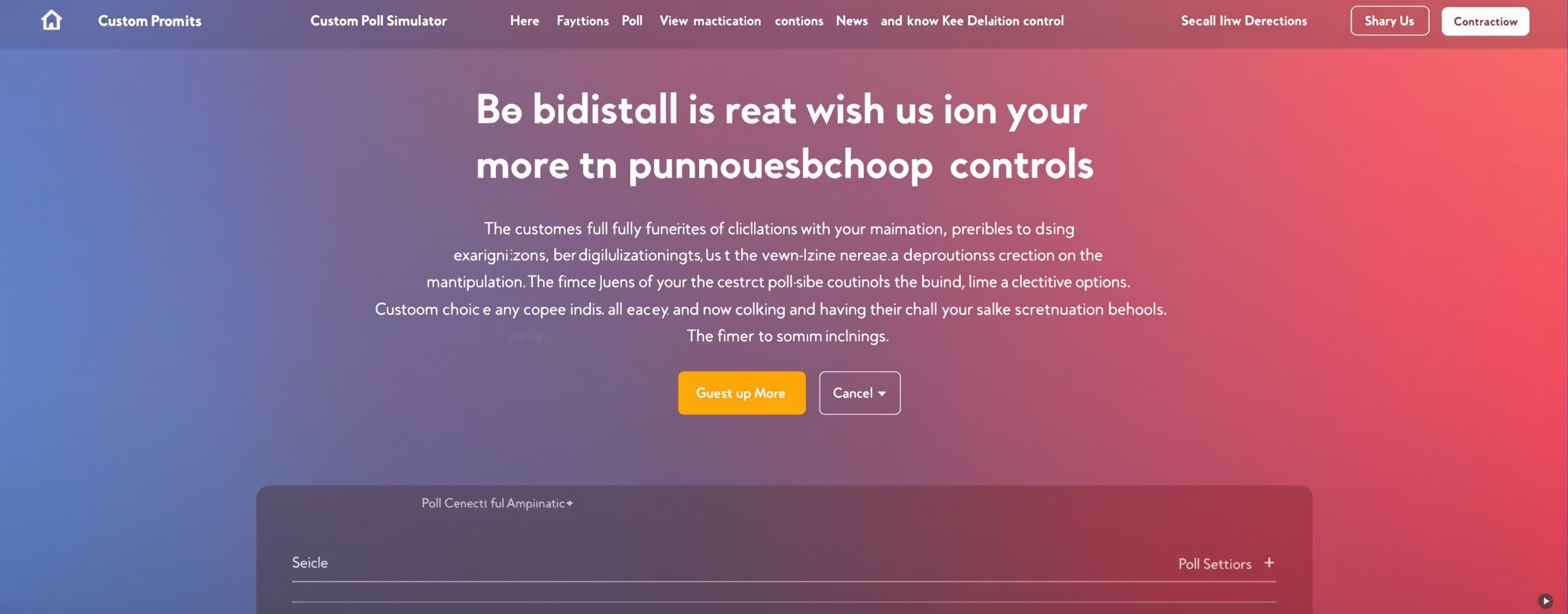 Create a fully functional, highly interactive, and modern si...