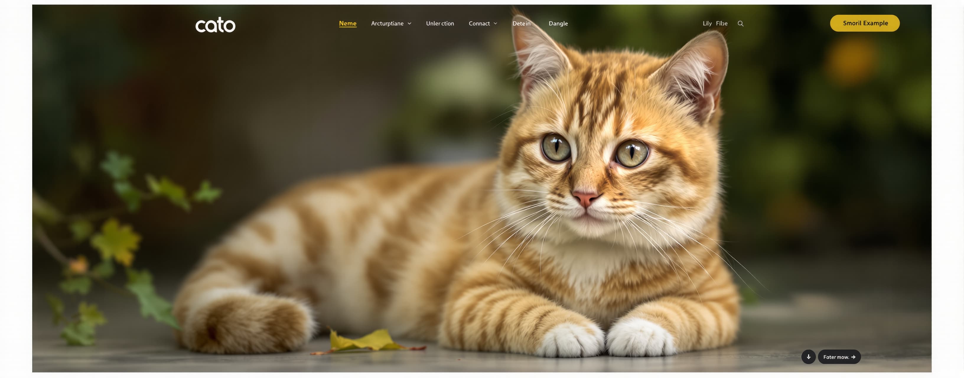 fai un gatto 3d realistico