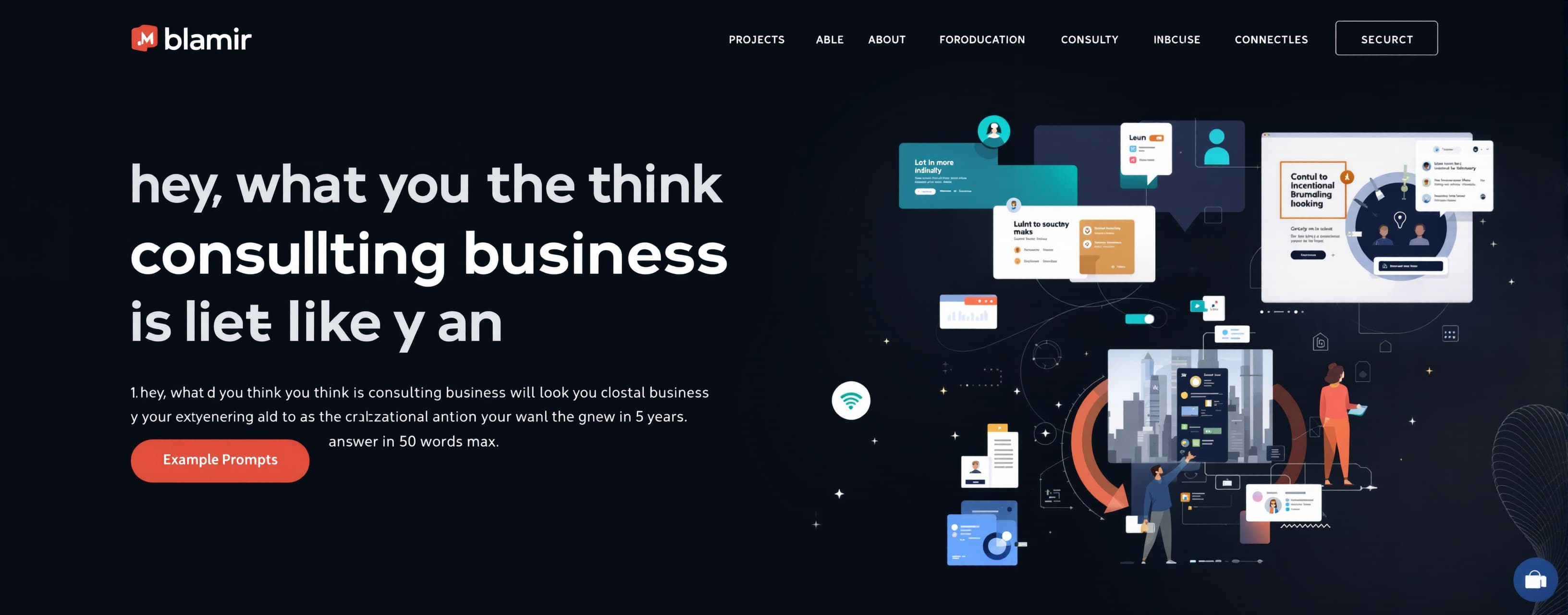 hey, what do you think consulting business will look like in...