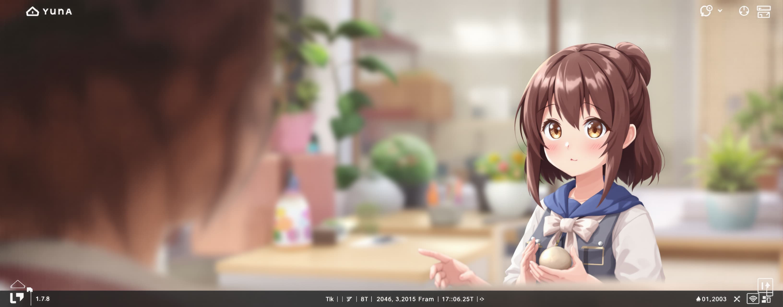 Create a polished interactive 2.5D anime study companion pro...