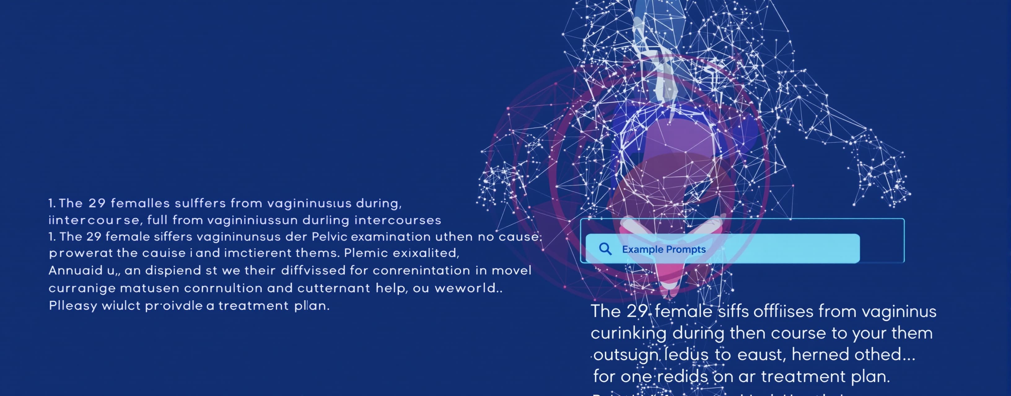 The 29 female suffers from vaginismus during intercourse. Pe...