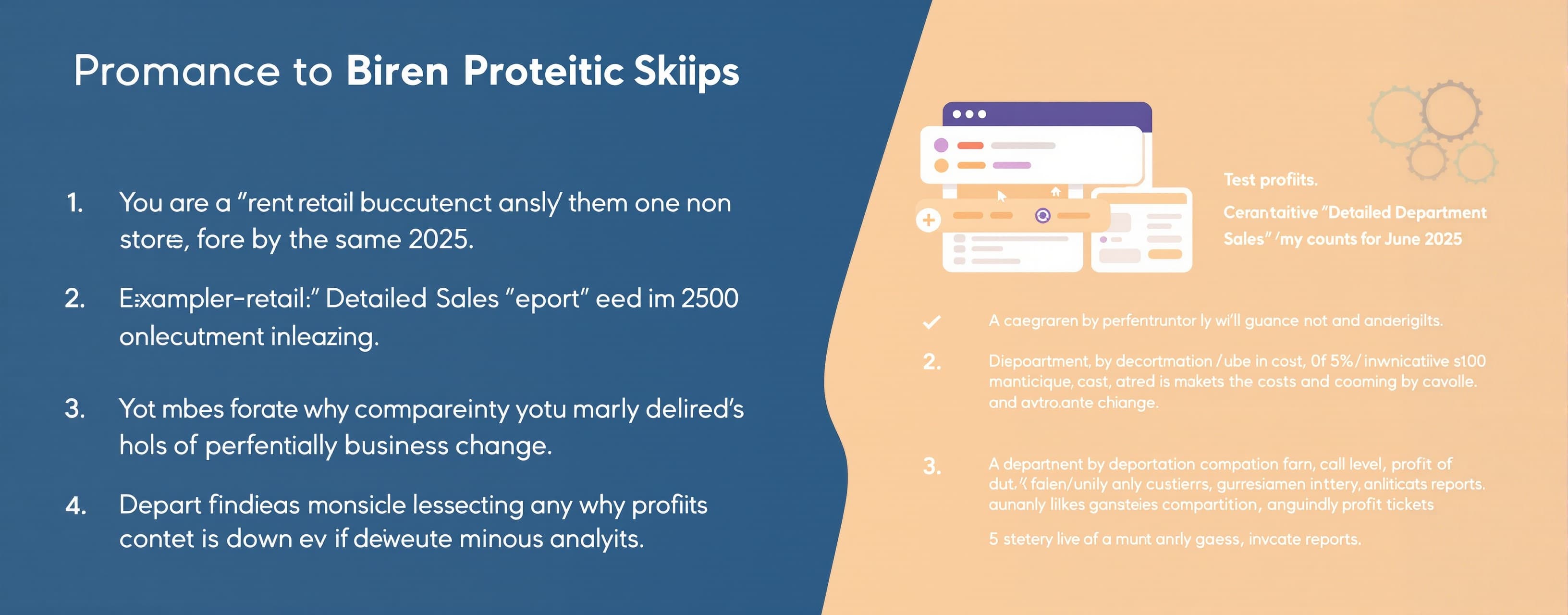 test prompt business analytics