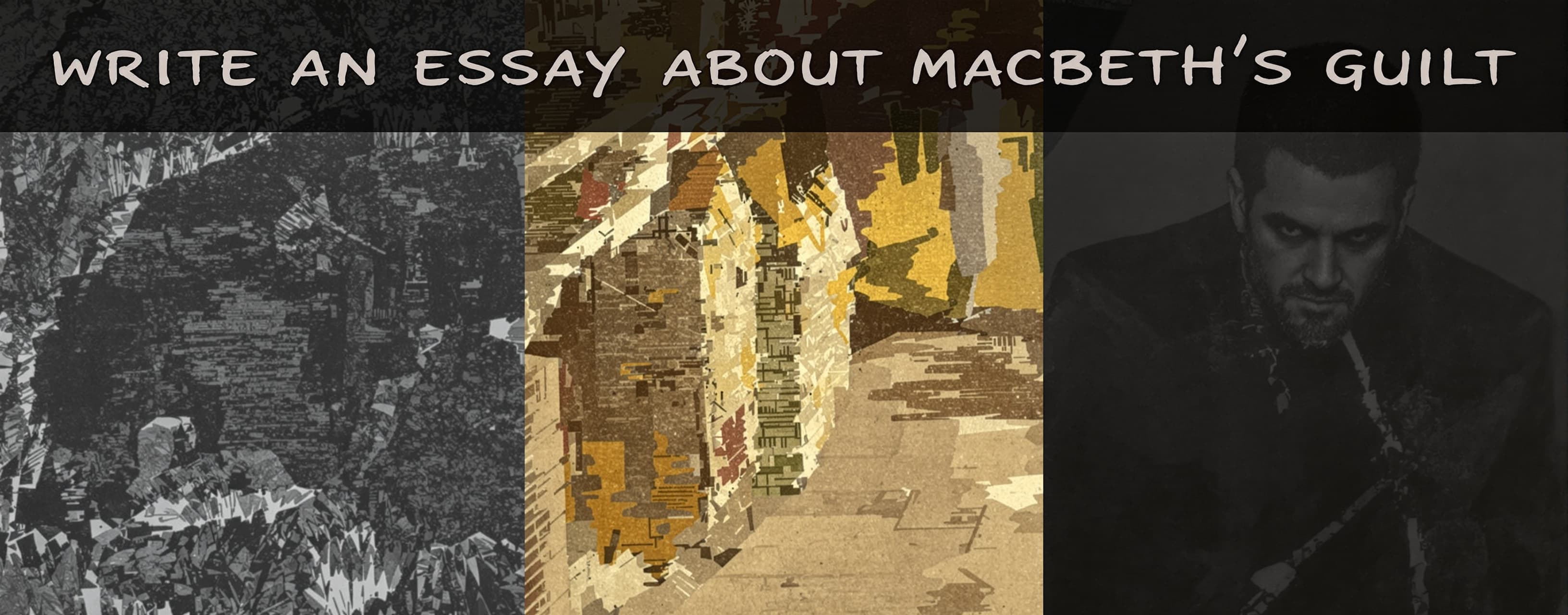 write an essay about macbeth's guilt
