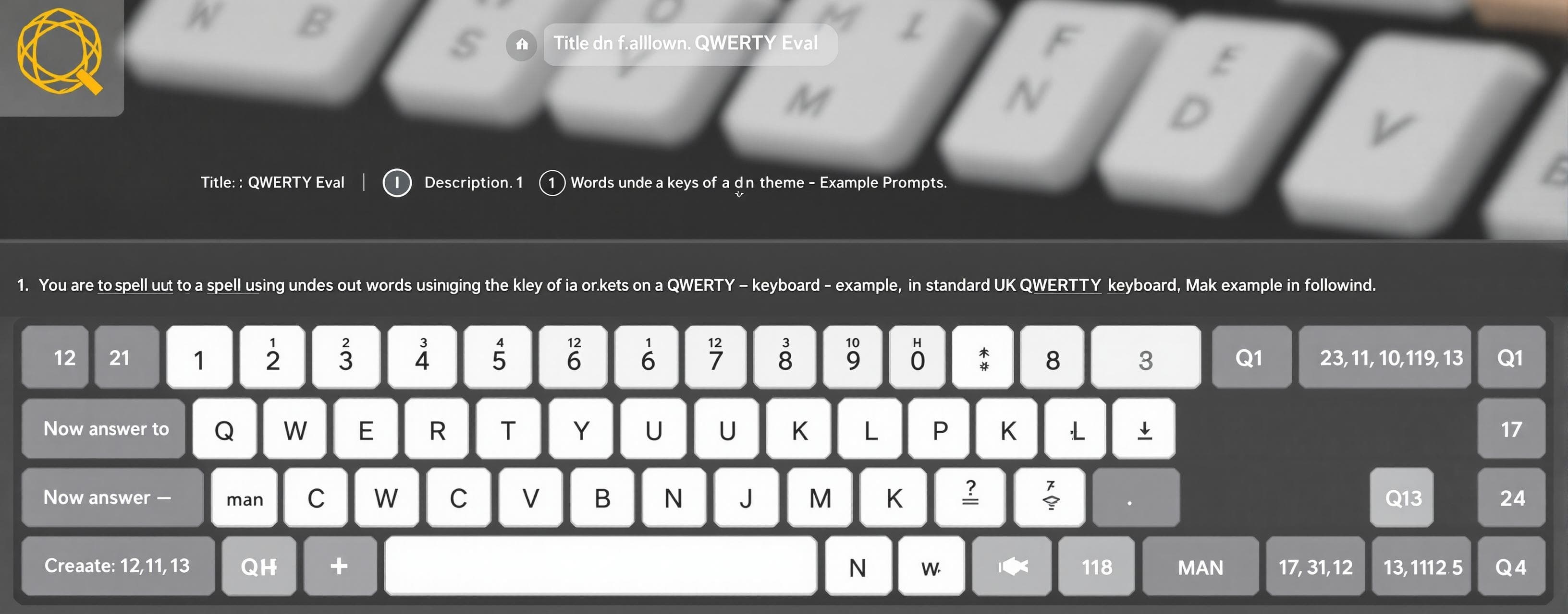 QWERTY Eval