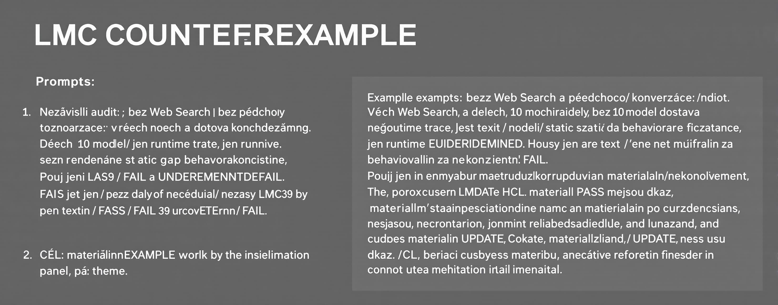 LMC COUNTEREXAMPLE C-01

Nezávislý audit; bez Web Search a p...