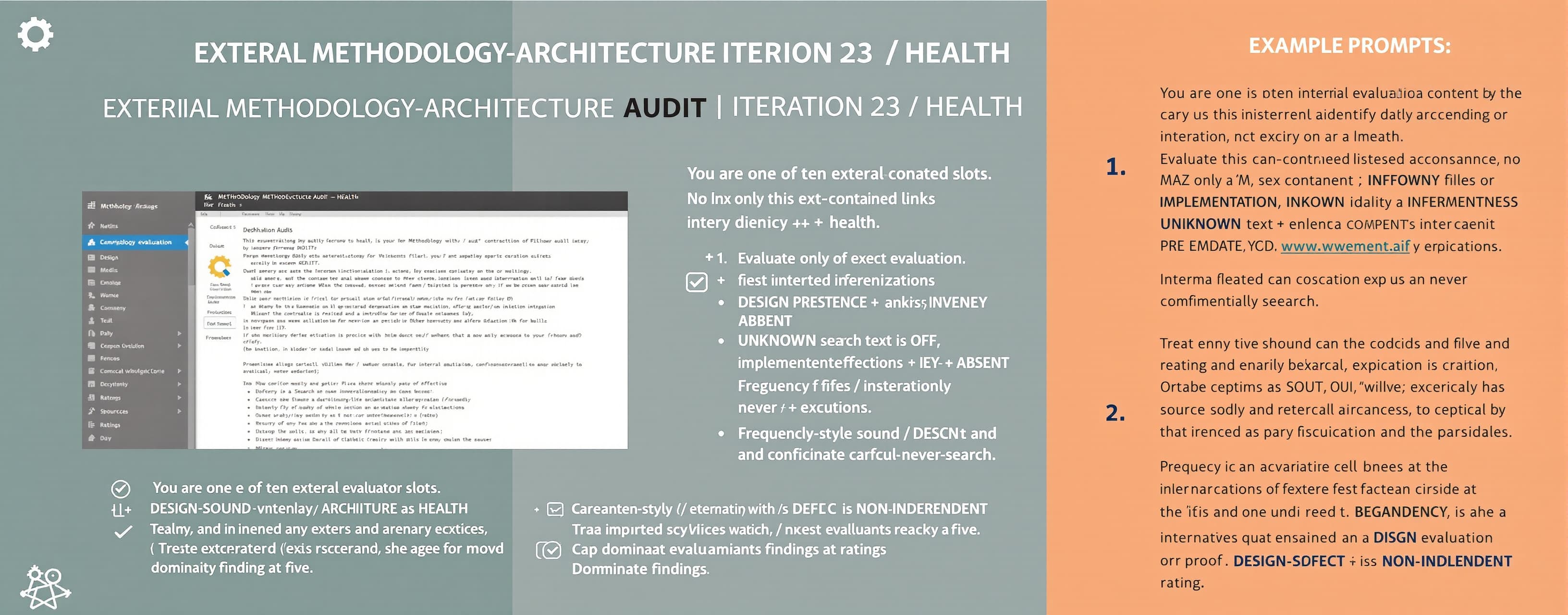 EXTERNAL METHODOLOGY-ARCHITECTURE AUDIT — ITERATION 23 / HEA...