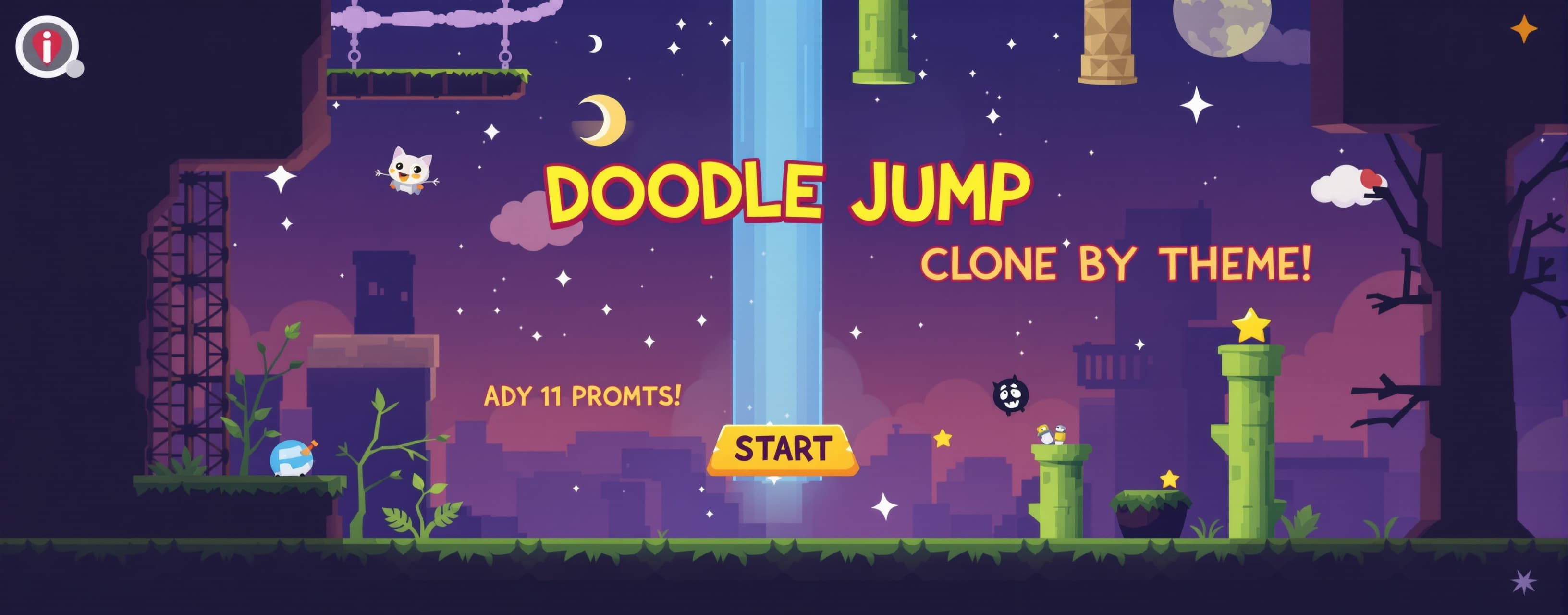 doodle jump clone playble by keyboard