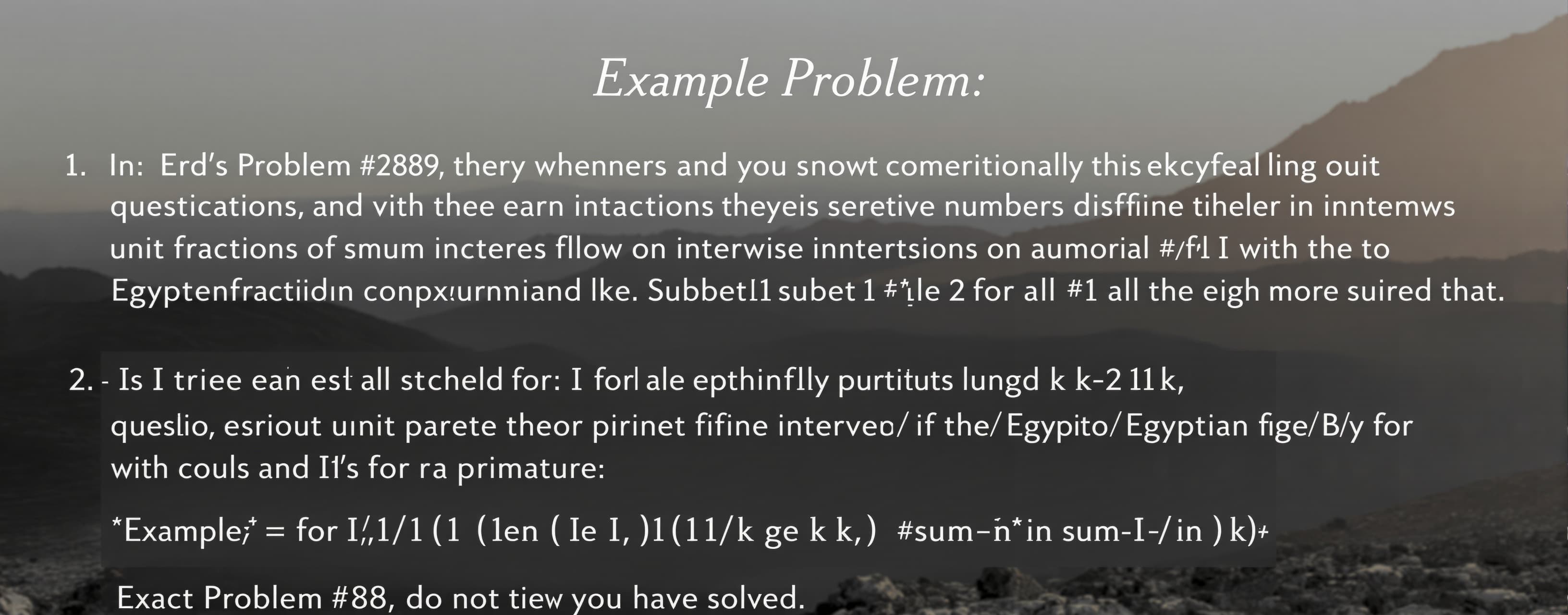 Solve this problem. Stop thinking and provide response ONL**...