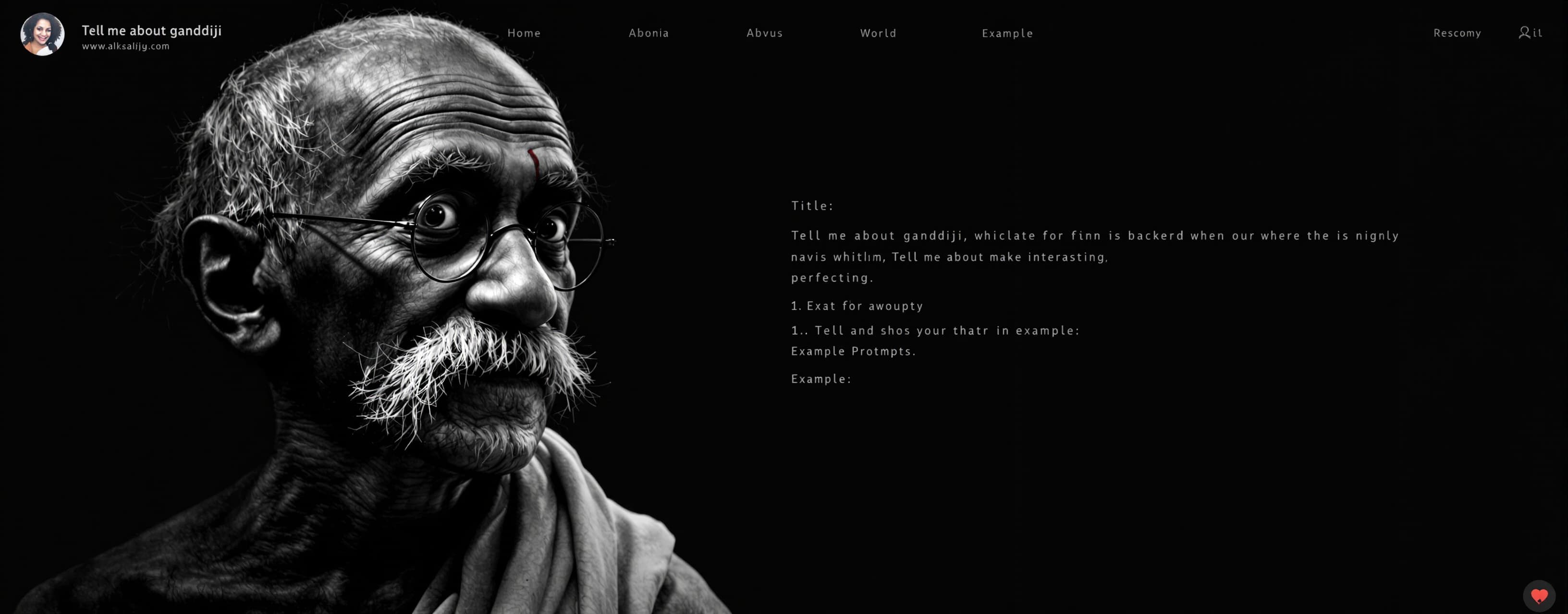 Tell me about gandhiji