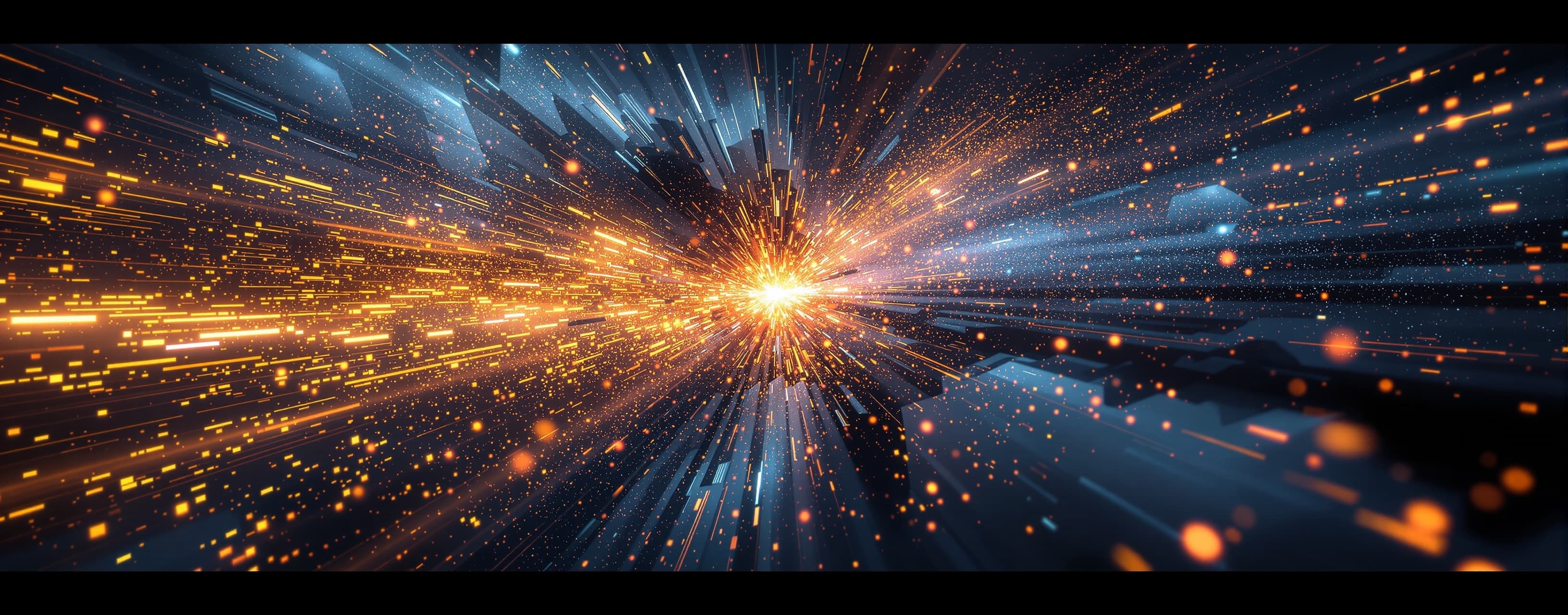 Create two universes colliding animation that looks inane wi...
